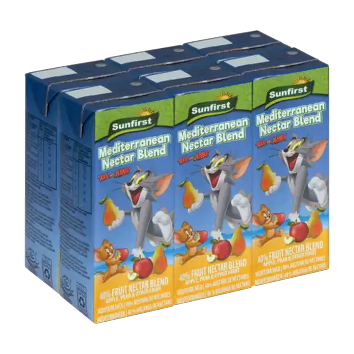 Image of Sunfirst Mediterranean 40% Fruit Nectar Blend Juice Boxes 6 x 200ml