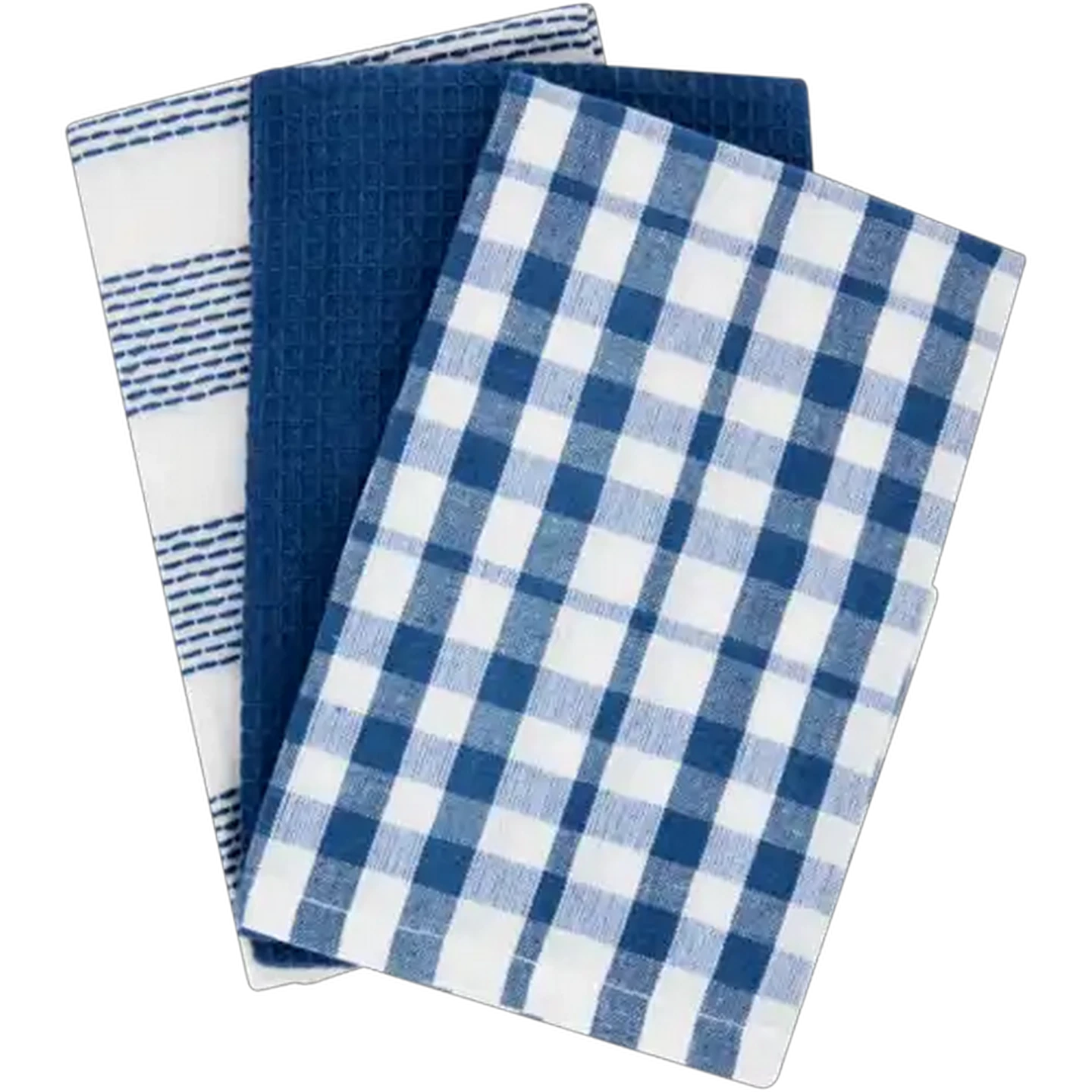 Image of Essentials Assorted Woven Kitchen Cloths 5-Pack (Colour May Vary)