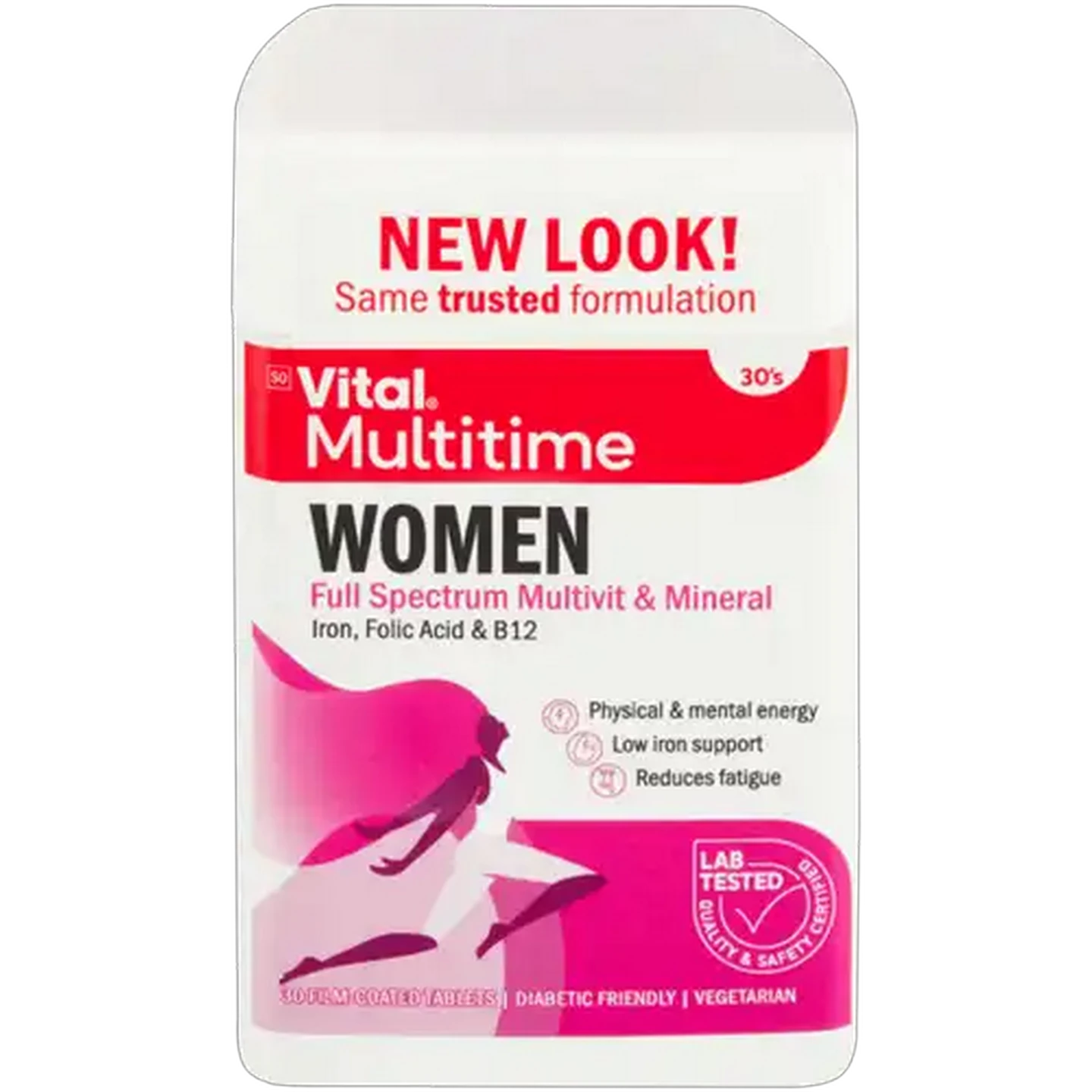 Image of Vital Womens Multivitamin Film-Coated Tablets 30 Pack