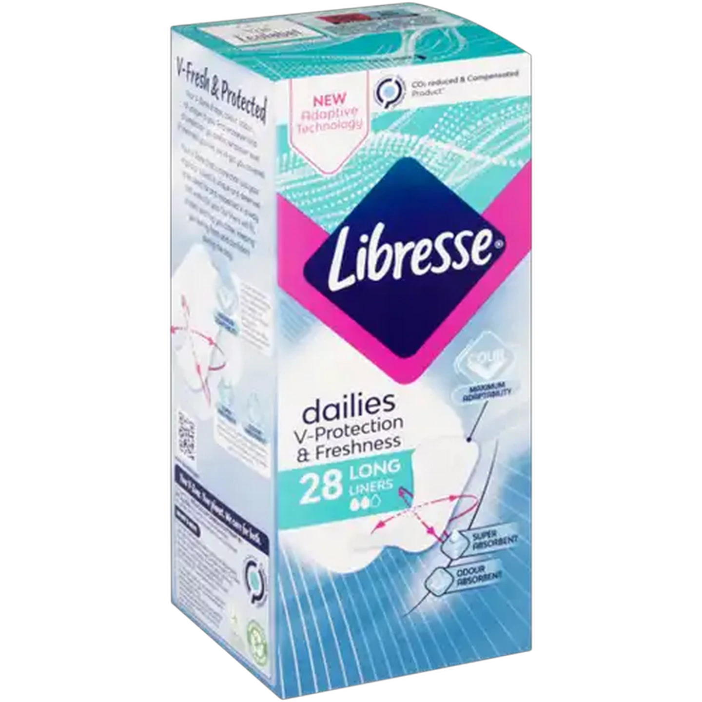 Image of Libresse Dailies Fresh Long Pantyliners 28 Pack