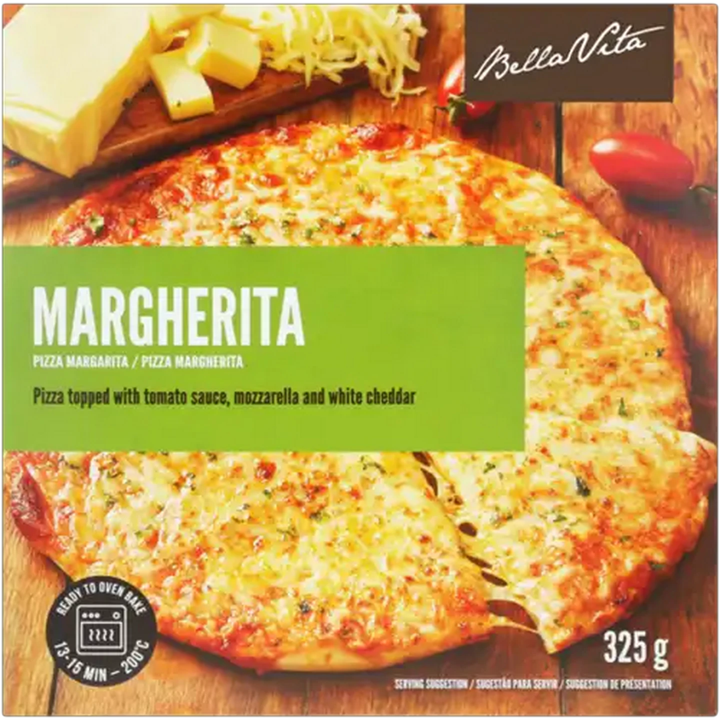 Image of Bella Vita Frozen Margherita Pizza 325g