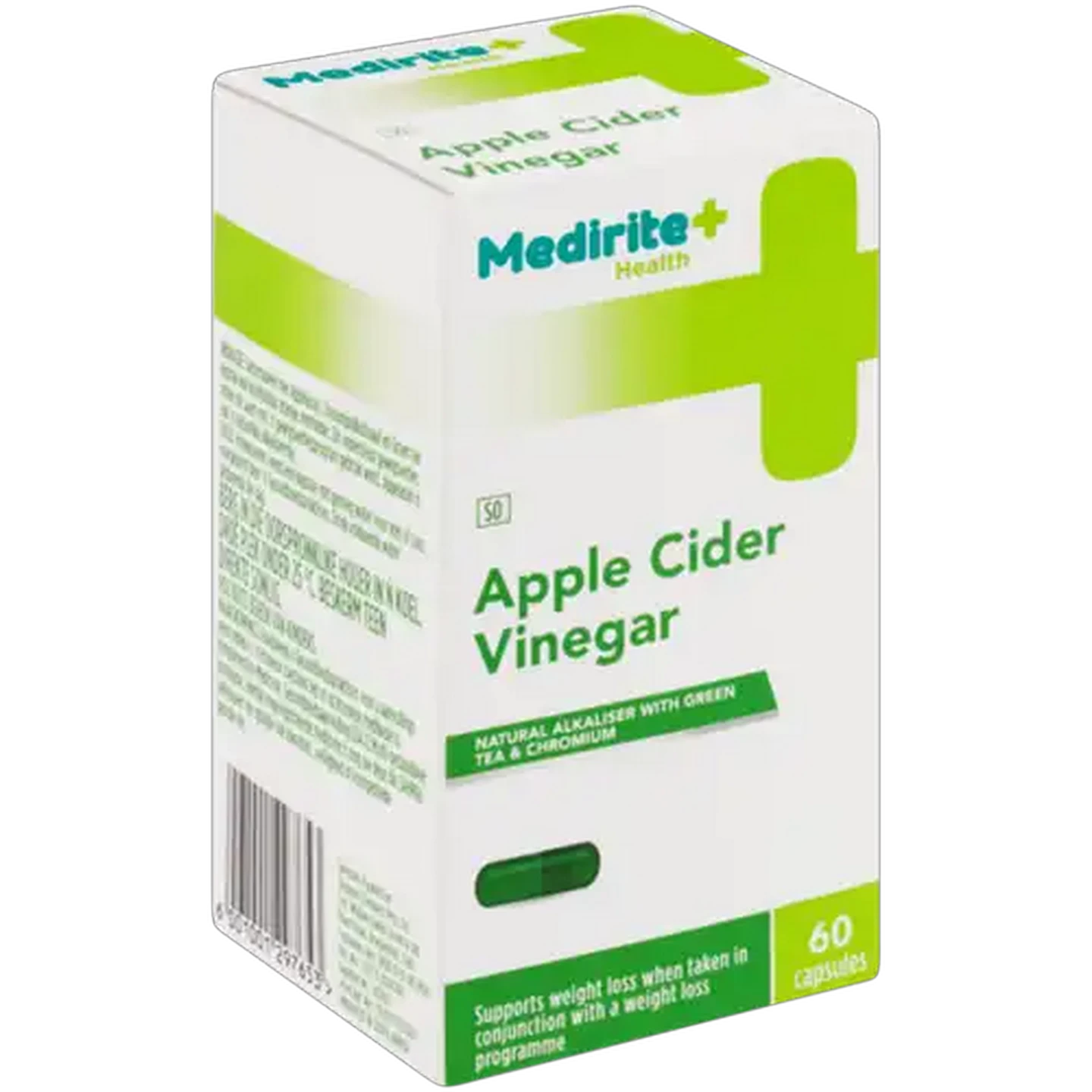 Image of Medirite Apple Cider Vinegar Capsules 60 Pack