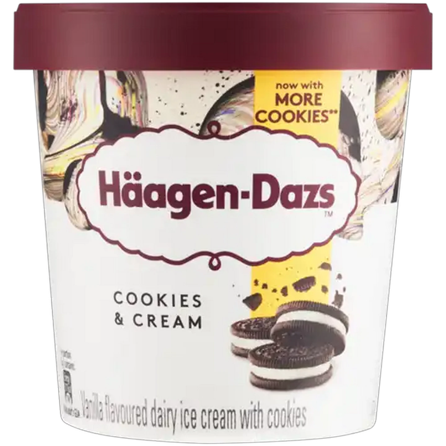 Image of Häagen-Dazs Cookies & Cream Ice Cream 460ml