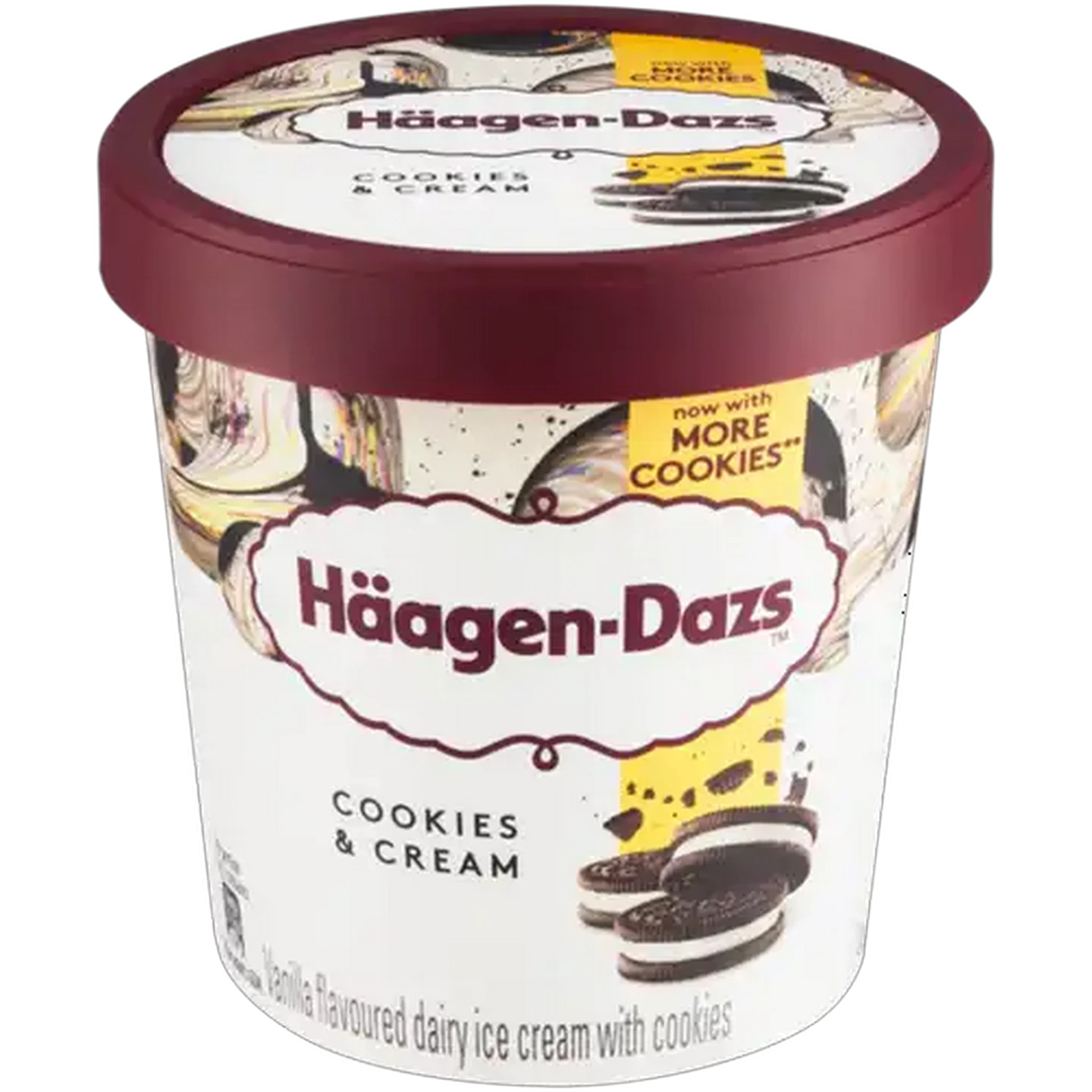Image of Häagen-Dazs Cookies & Cream Ice Cream 460ml