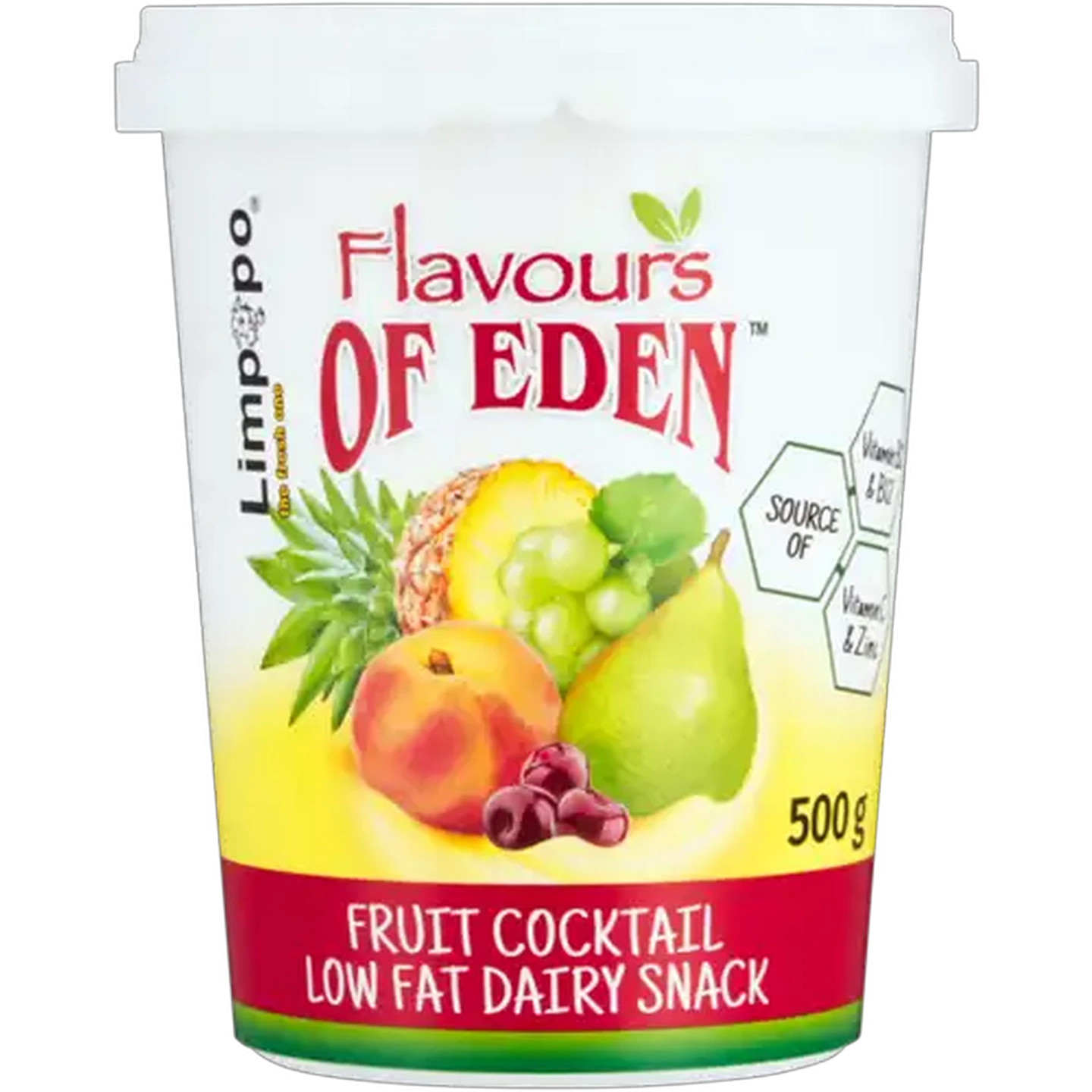 Image of Flavours of Eden Fruit Cocktail Low Fat Dairy Snack 500g