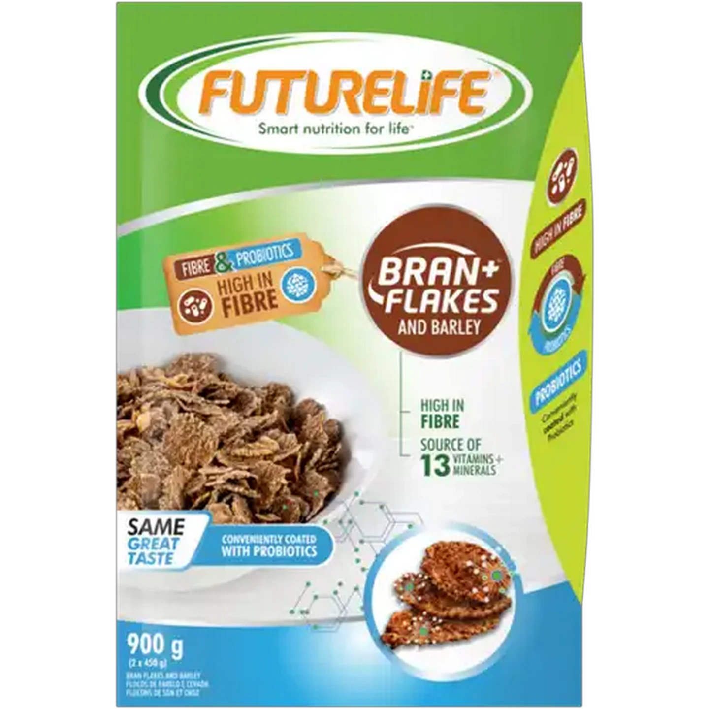 Image of FUTURELIFE Bran Flakes & Barley Cereal 900g