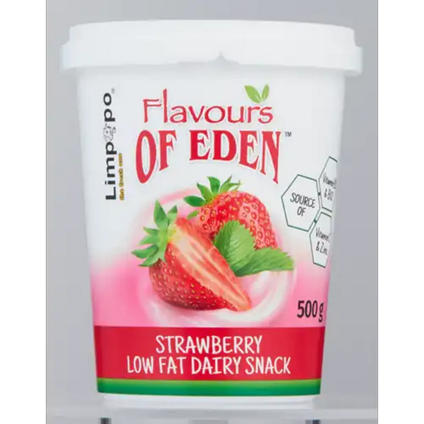 Image of Flavours of Eden Strawberry Low Fat Dairy Snack 500g