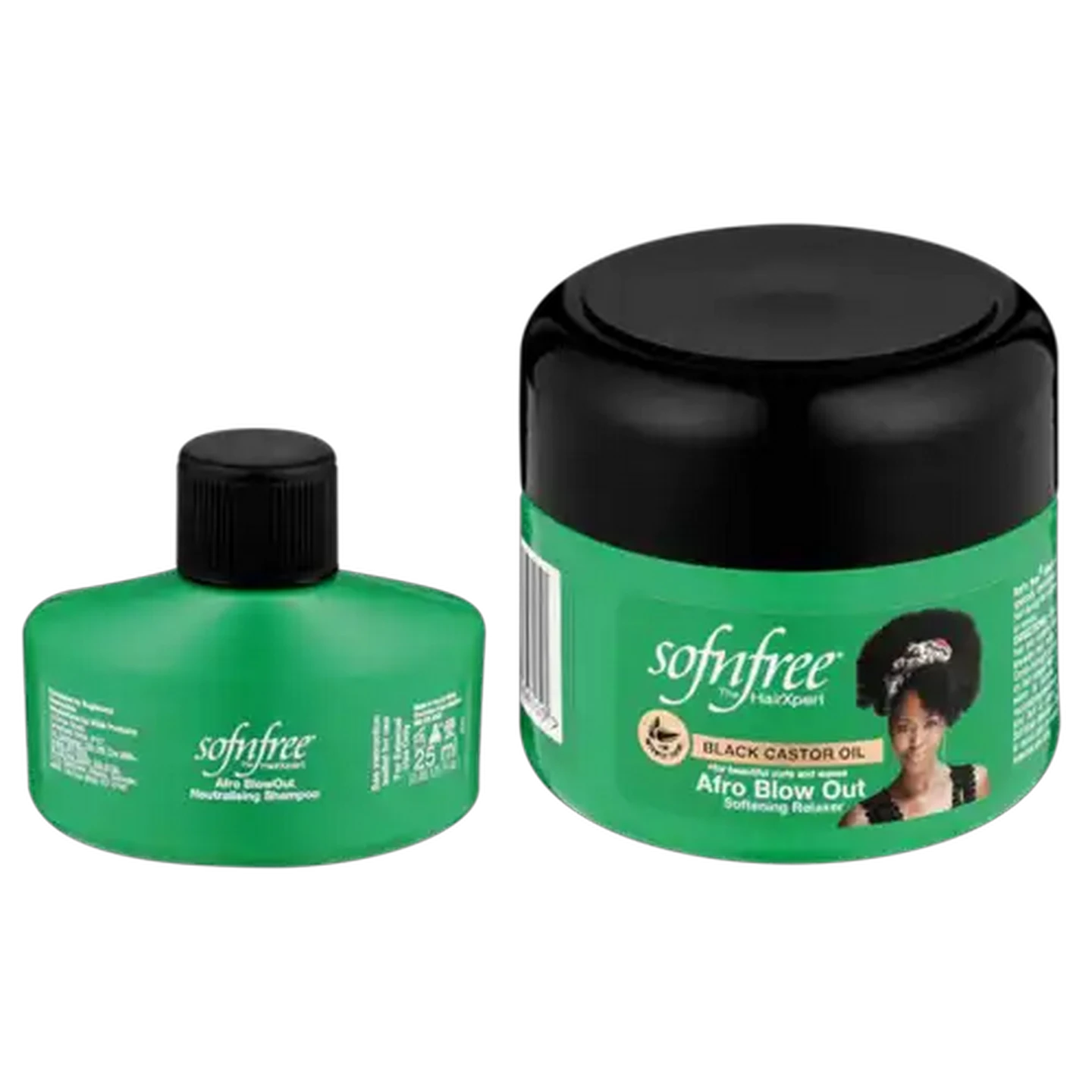 Image of Sofnfree Black Castor Oil Afro Softening Relaxer 125ml