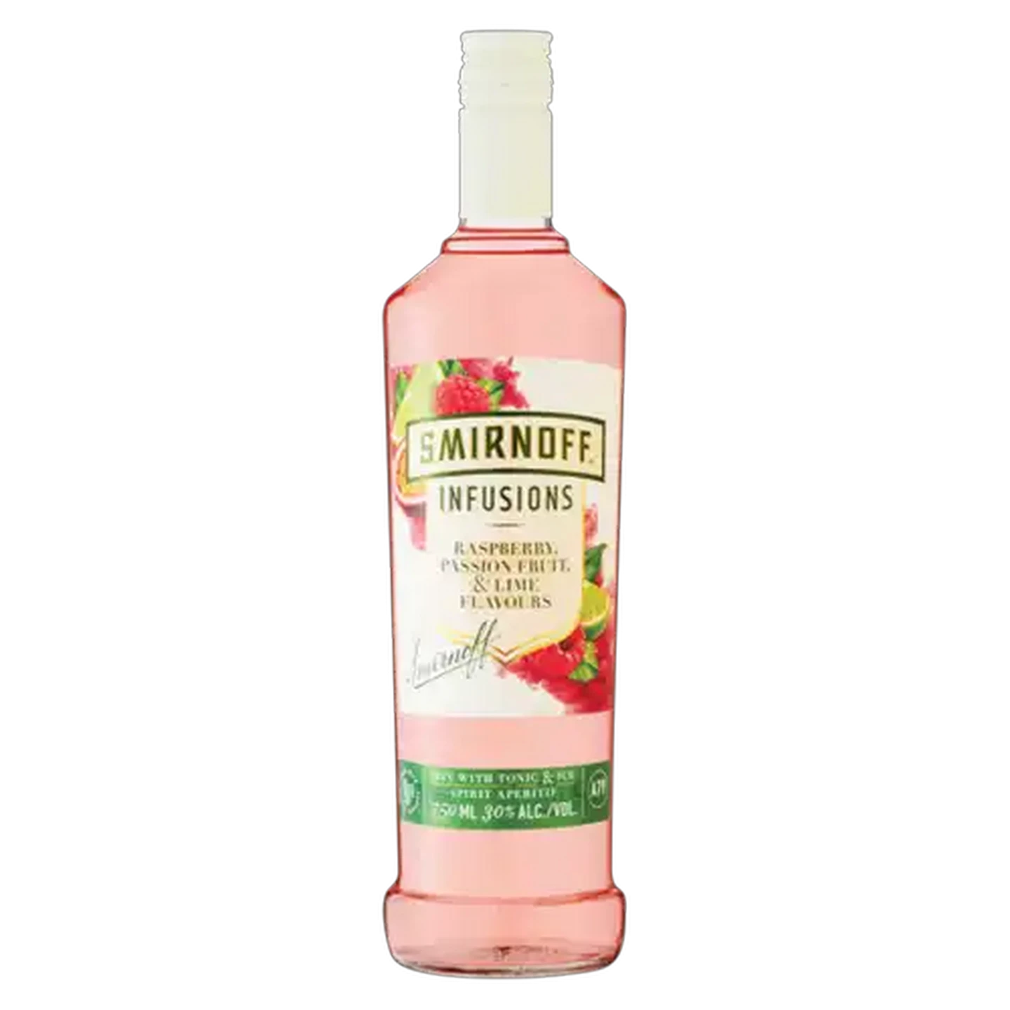 Image of Smirnoff Raspberry, Passion Fruit and Lime Vodka Bottle 750ml