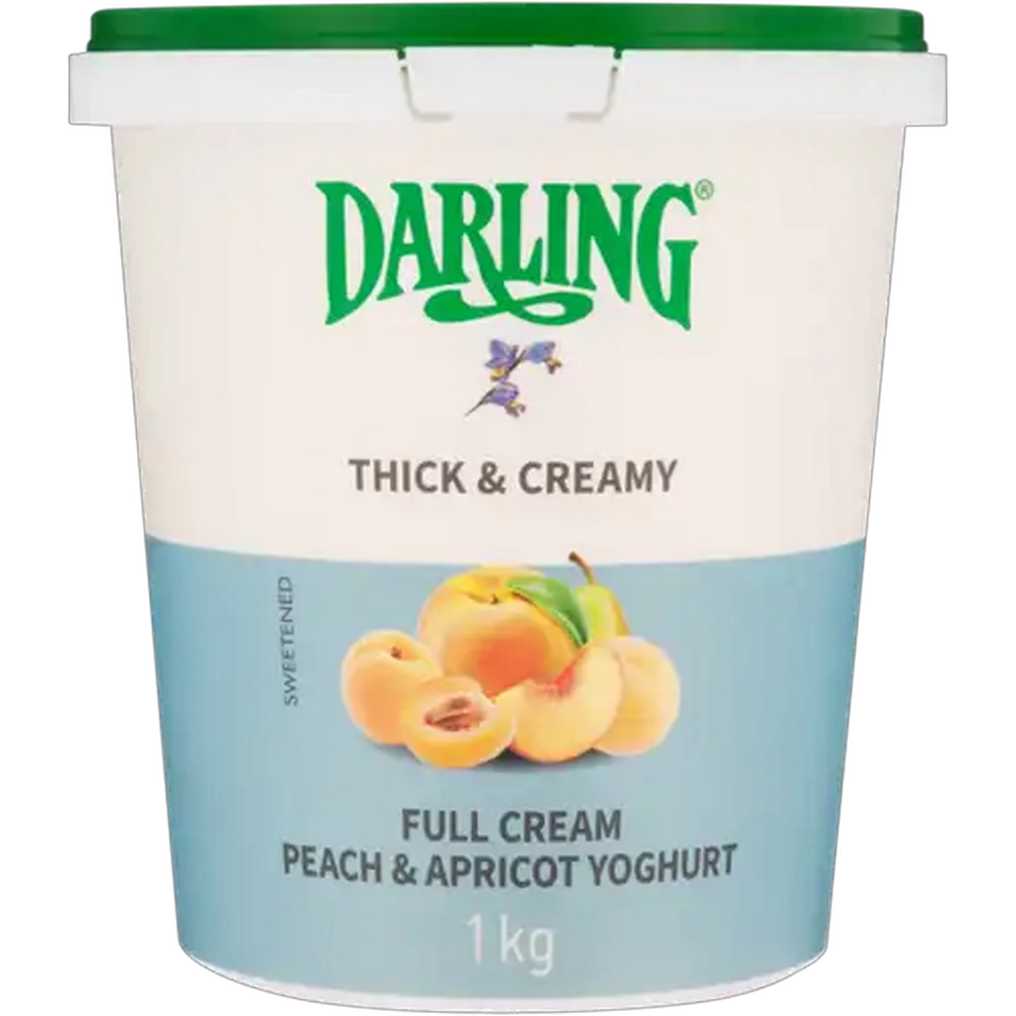 Image of Darling Thick & Creamy Peach & Apricot Full Cream Yoghurt 1kg