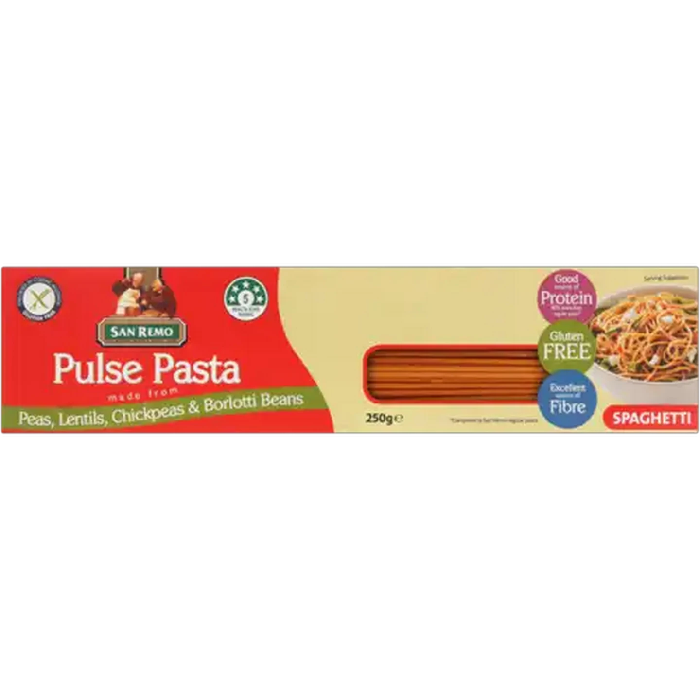 Image of San Remo Pulse Pasta Gluten Free Spaghetti Pasta 250g