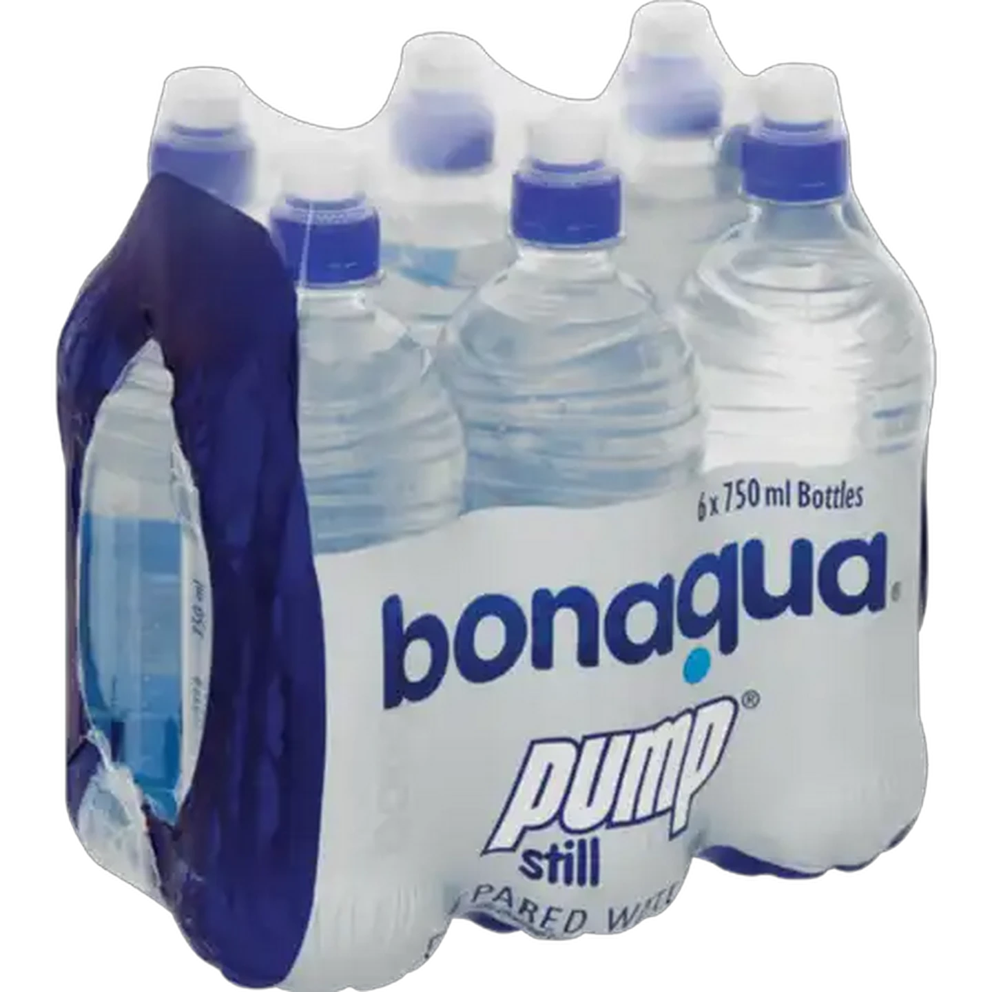 Image of Bonaqua Pump Still Water Bottles 6 x 750ml