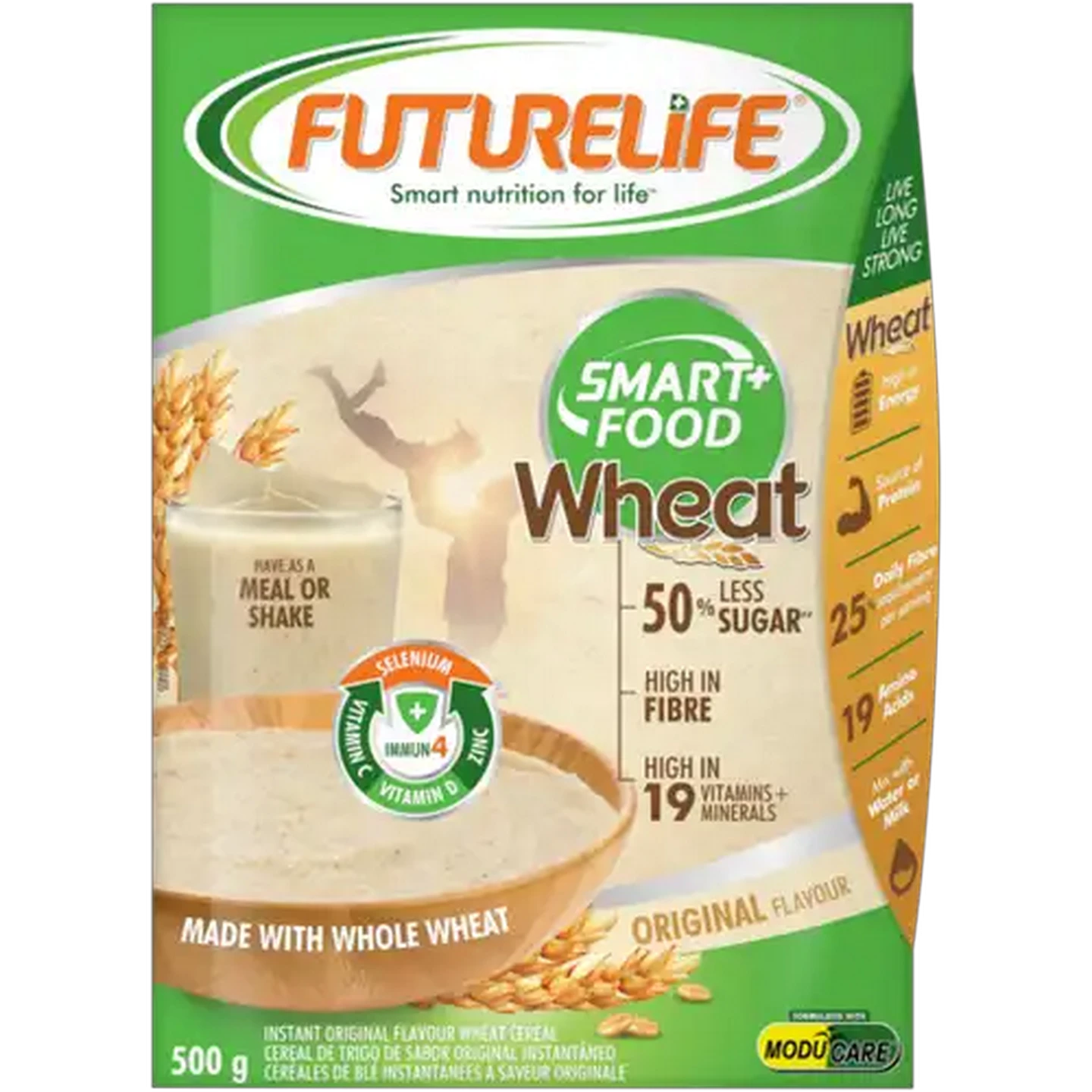 Image of FUTURELIFE Smart Food Instant Original Flavoured Whole Wheat Cereal 500g