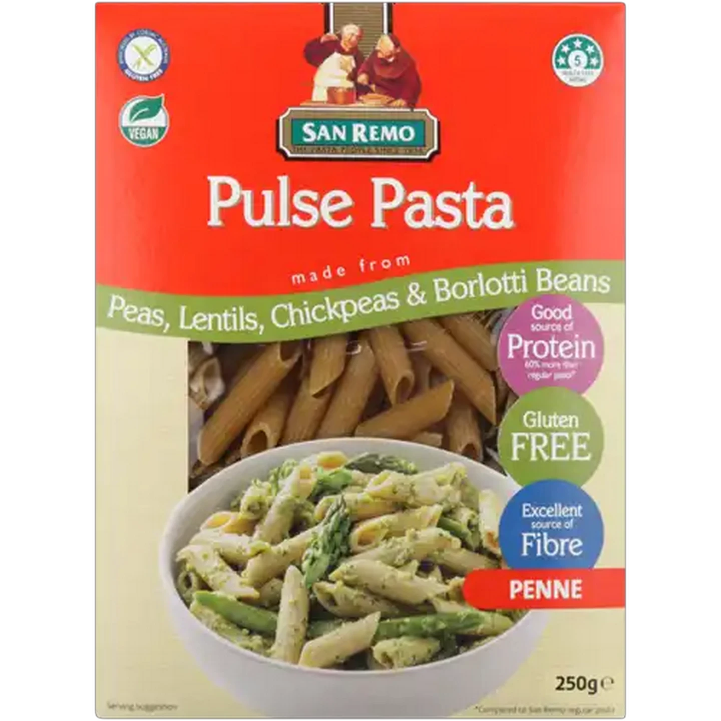 Image of San Remo Pulse Pasta Gluten Free Penne Pasta 250g