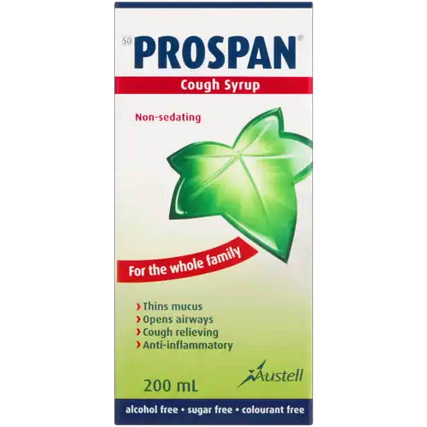 Image of Prospan Non-Sedating Cough Syrup 200ml