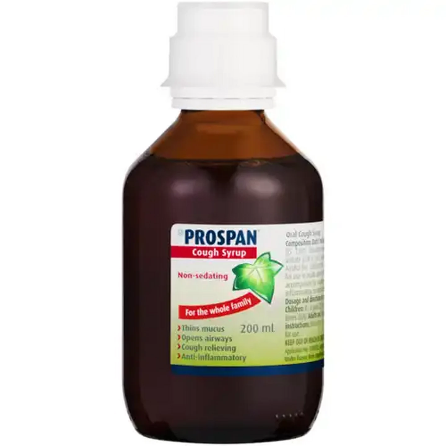 Image of Prospan Non-Sedating Cough Syrup 200ml
