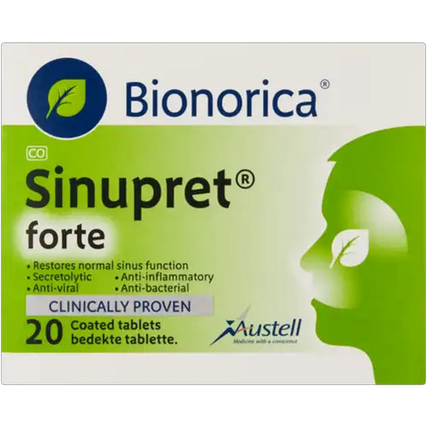 Image of Bionorica Sinupret Forte Tablets 20 Pack