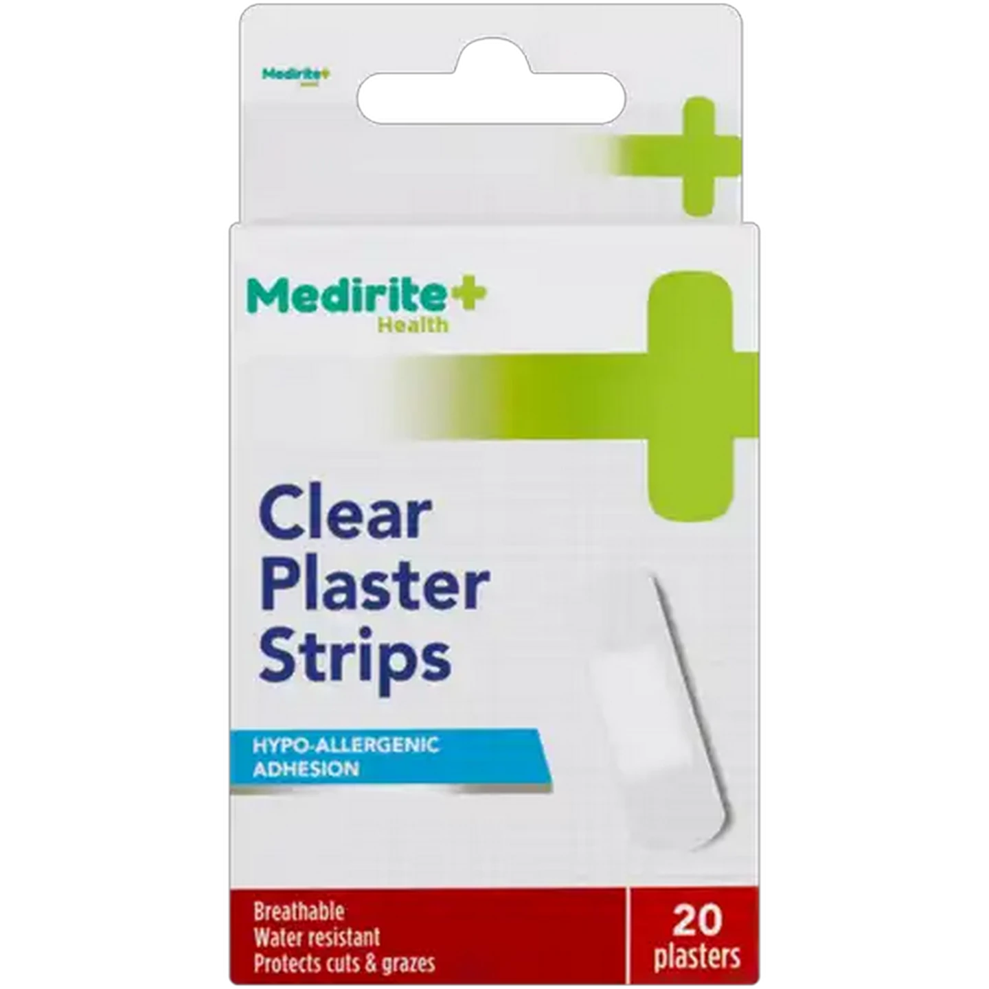 Image of Medirite Clear Clear Plaster Strips 20 Pack