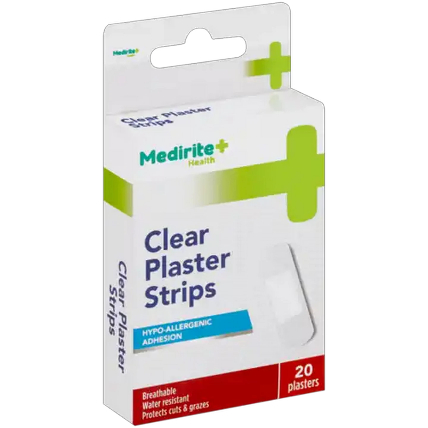 Image of Medirite Clear Clear Plaster Strips 20 Pack