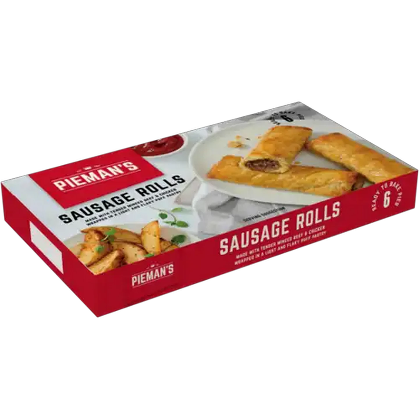 Image of PIEMAN’S Frozen Sausage Rolls 6 Pack