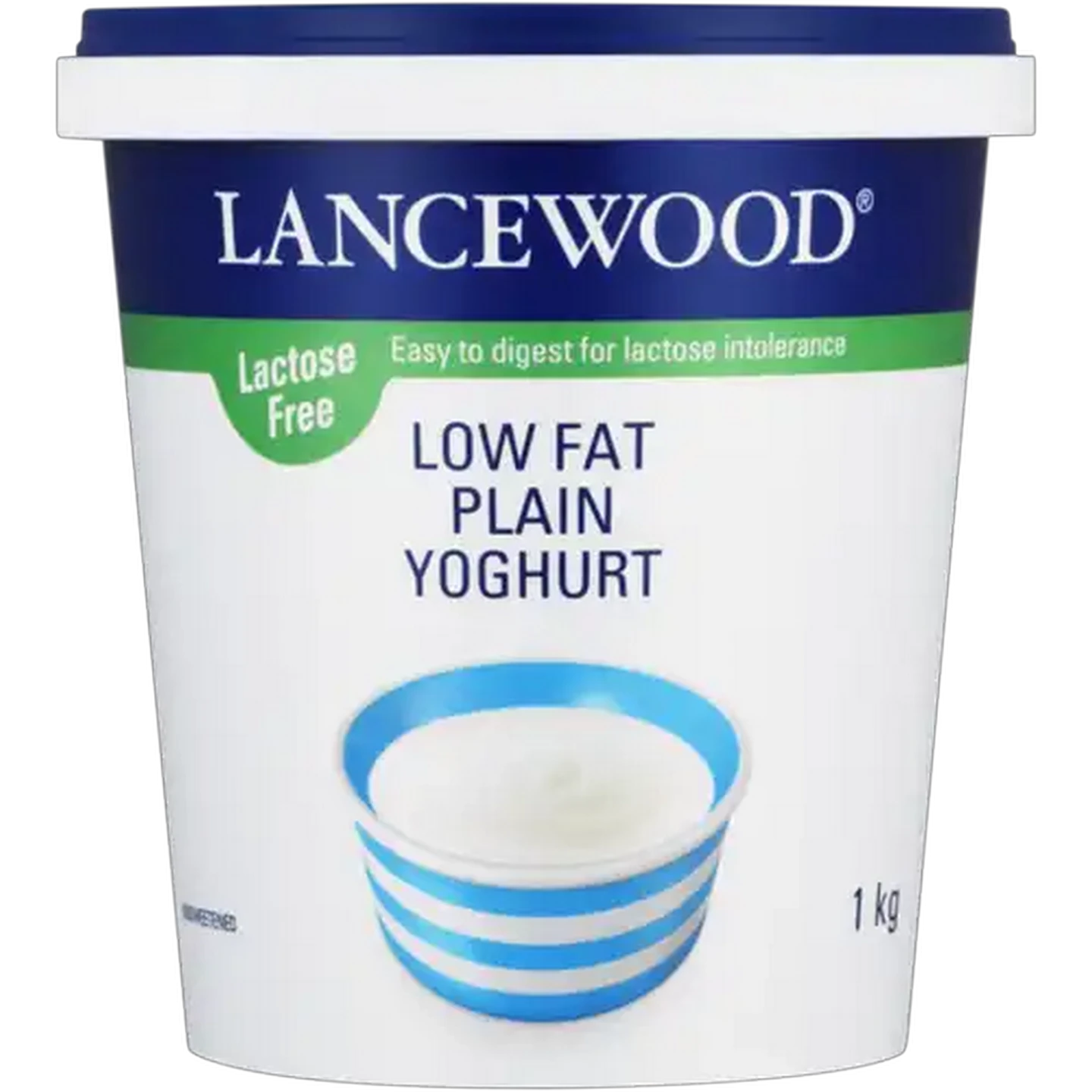 Image of LANCEWOOD Plain Lactose Free Low Fat Yoghurt 1kg
