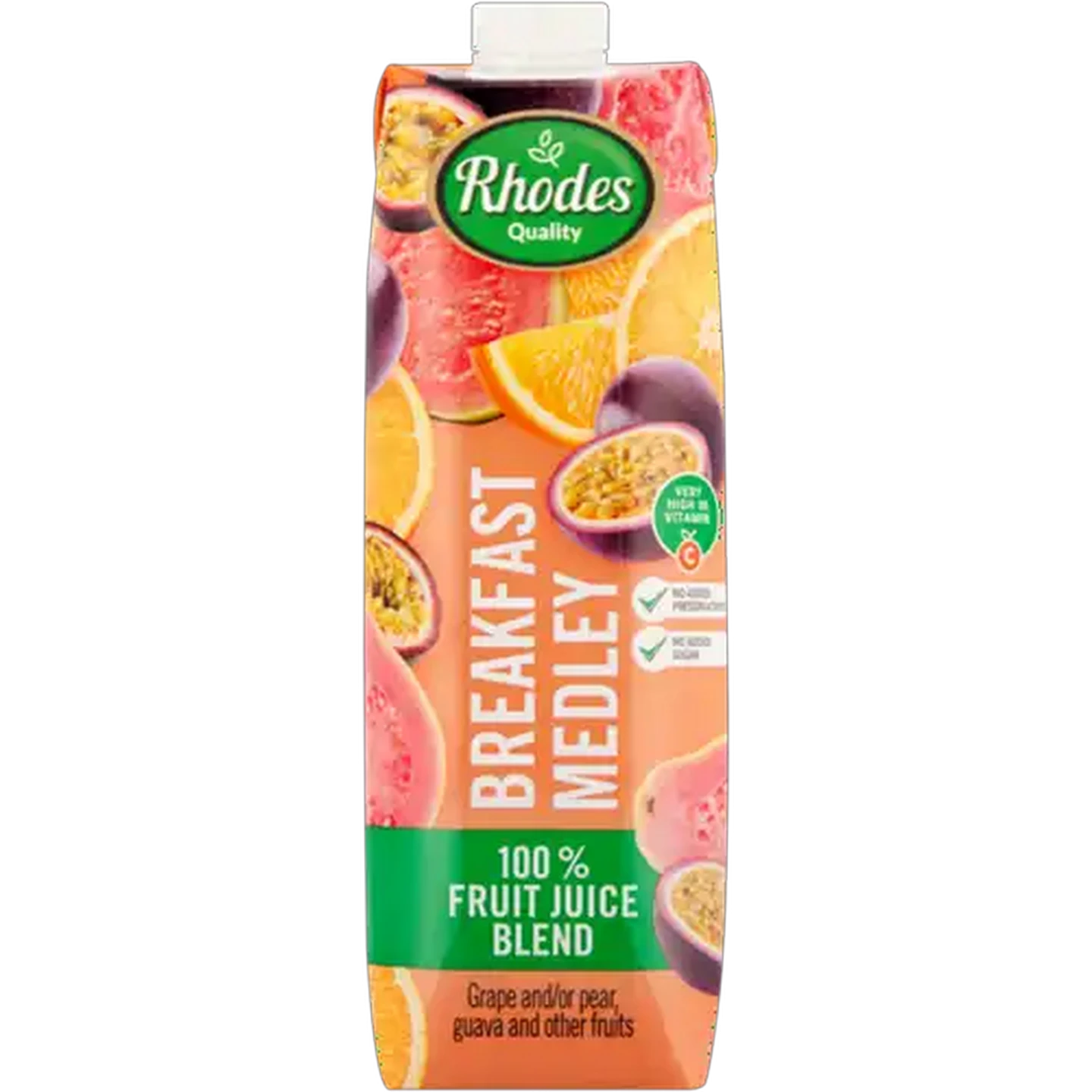 Image of Rhodes Quality Breakfast Medley 100% Fruit Juice Blend 1L