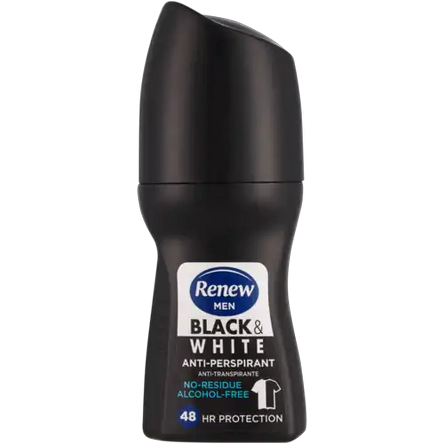 Image of Renew Men Black & White Alcohol-Free Anti-Perspirant Roll-On 50ml