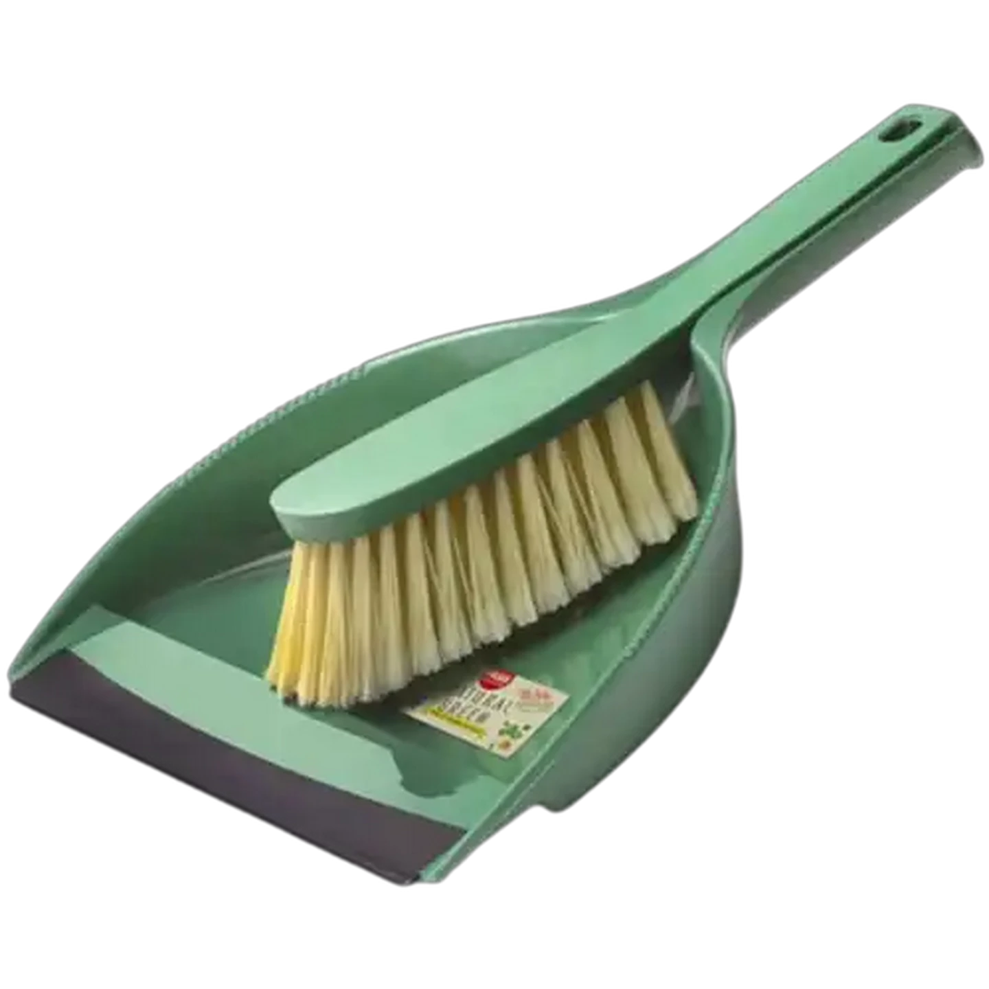 Image of Fass Natural Green Dustpan & Brush Set 2-Piece