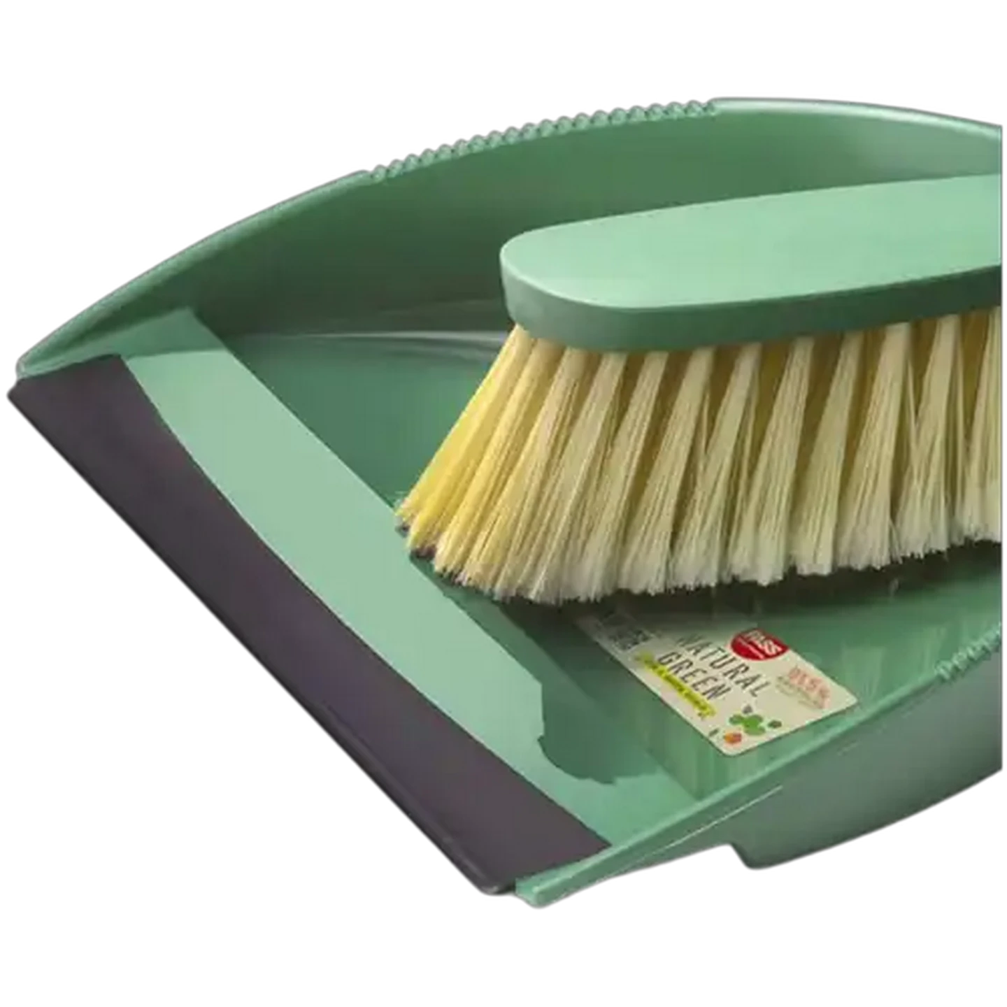 Image of Fass Natural Green Dustpan & Brush Set 2-Piece