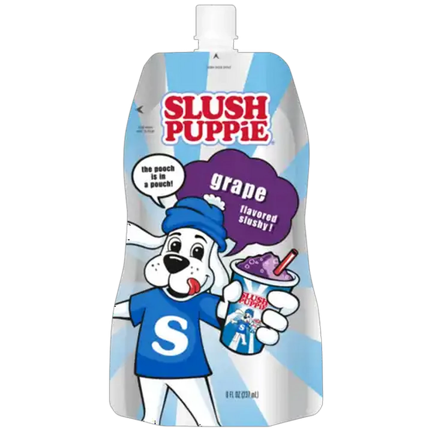 Image of Slush Puppie Grape Flavoured Slushy Pouch 237ml