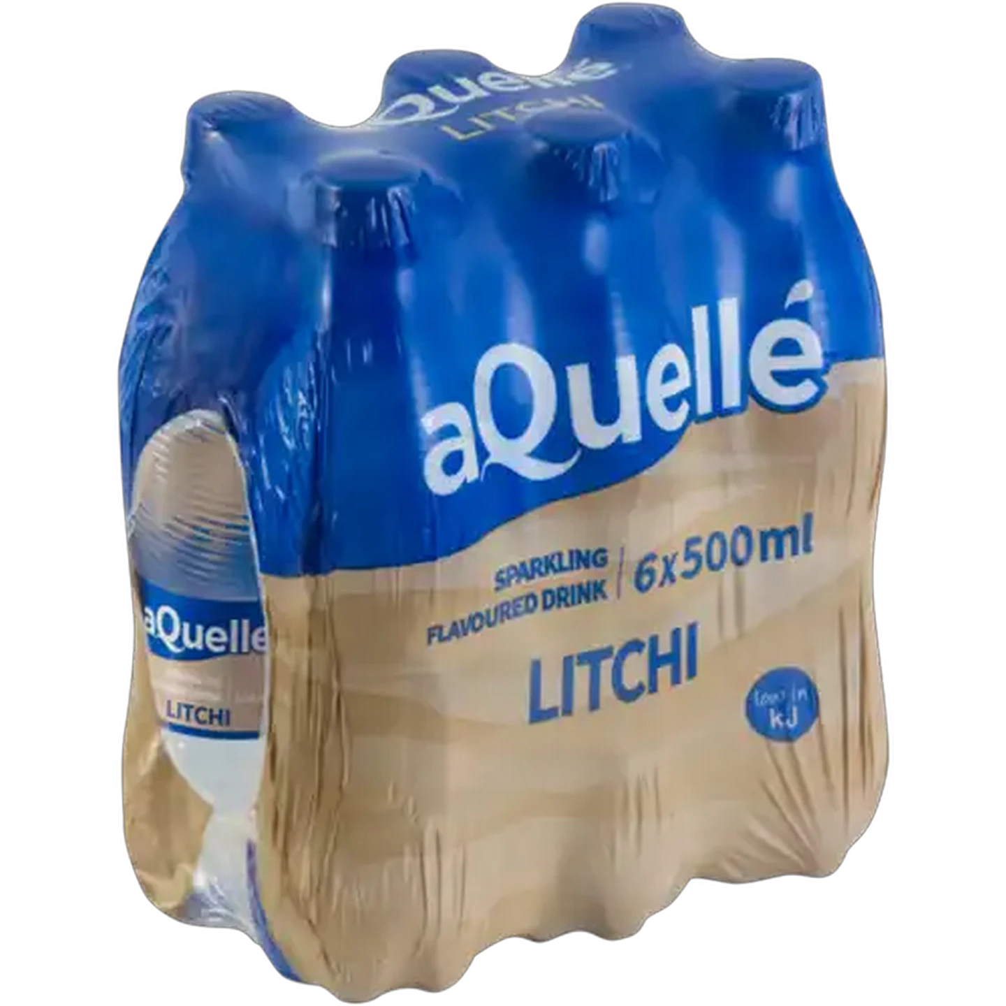 Image of aQuellé Litchi Flavoured Sparkling Drinks 6 x 500ml