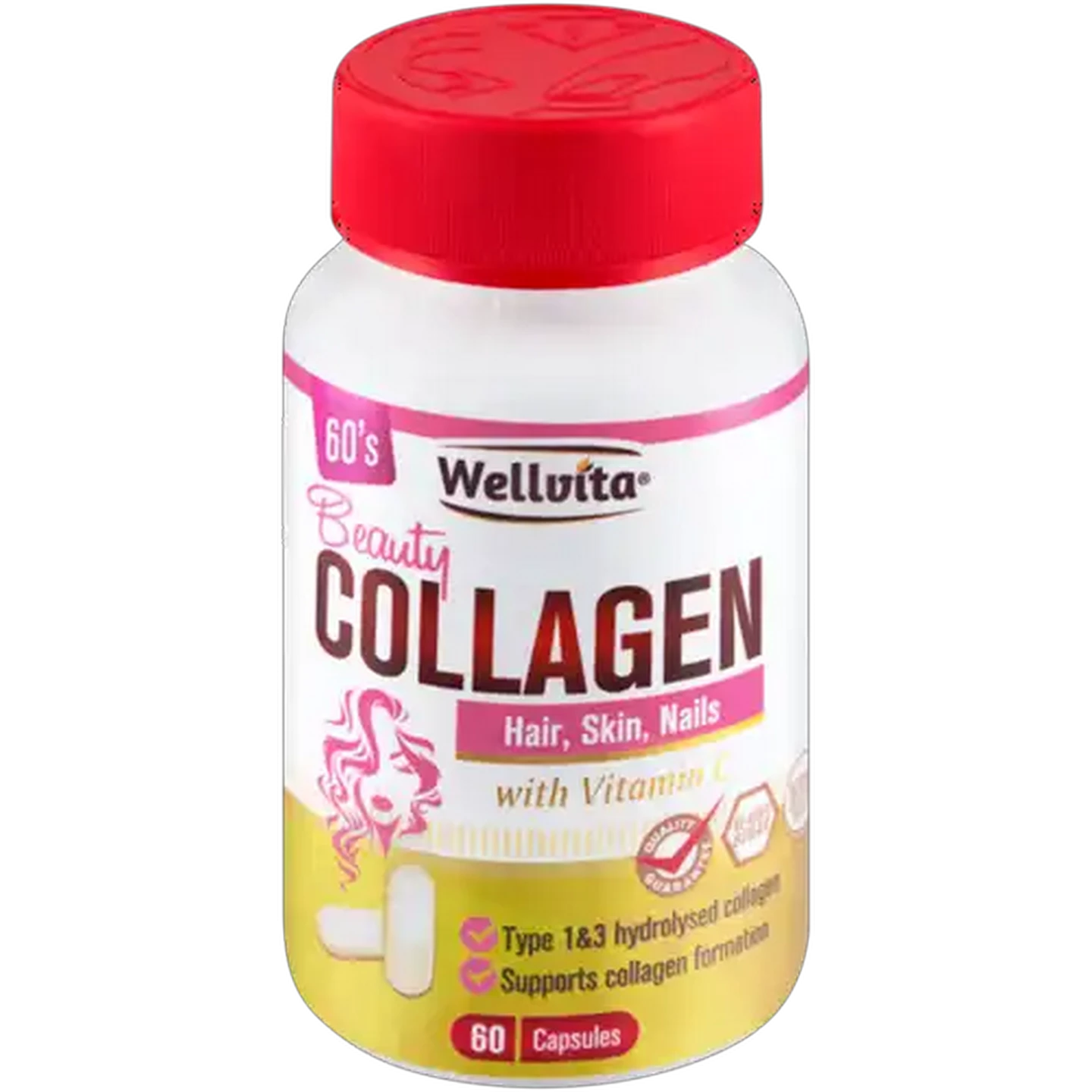 Image of Wellvita Beauty Collagen Capsules 60-Pack