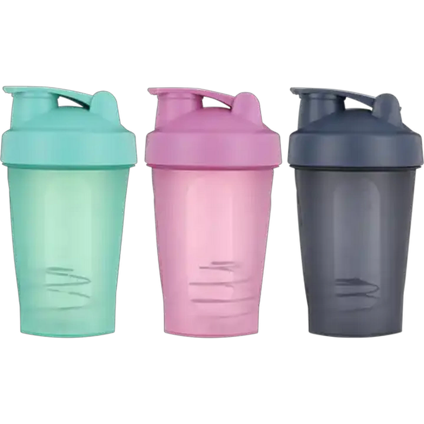 Image of Home Discovery Plastic Protein Shaker Bottle 400ml (Colour May Vary)