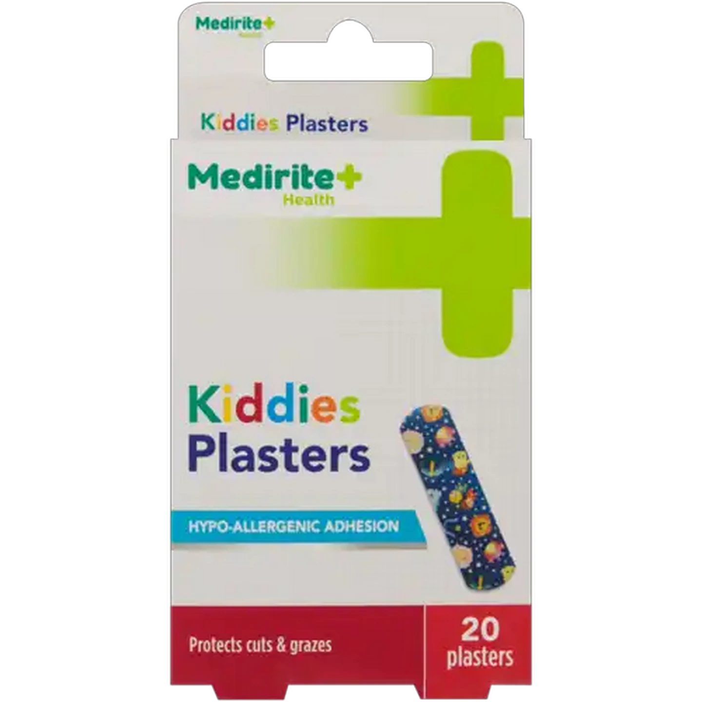 Image of Medirite Hypo-Allergenic Adhesion Kiddies Plasters 20 Pack