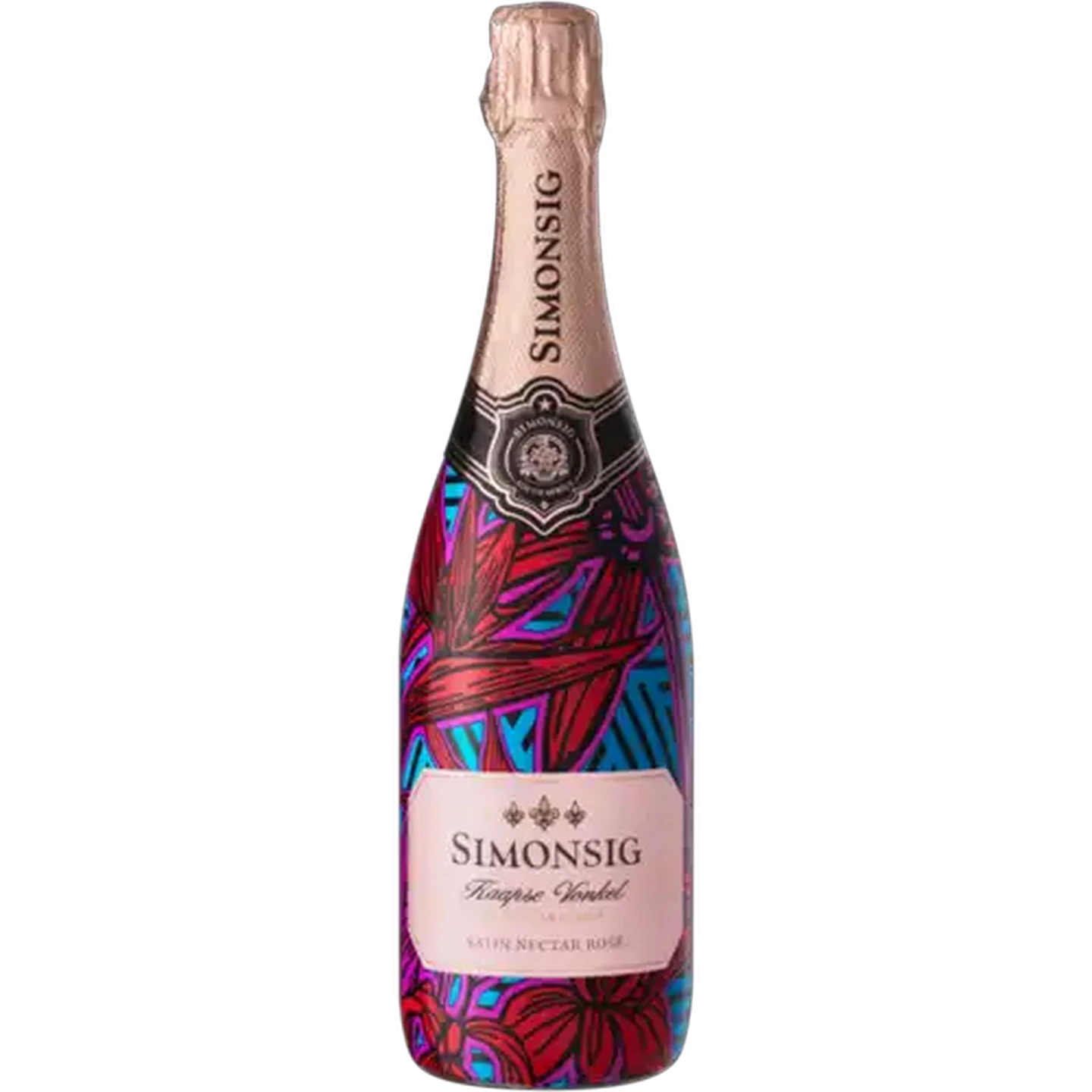 Image of Simonsig Kaapse Vonkel Satin Nectar Rosé Cap Classique Bottle 750ml