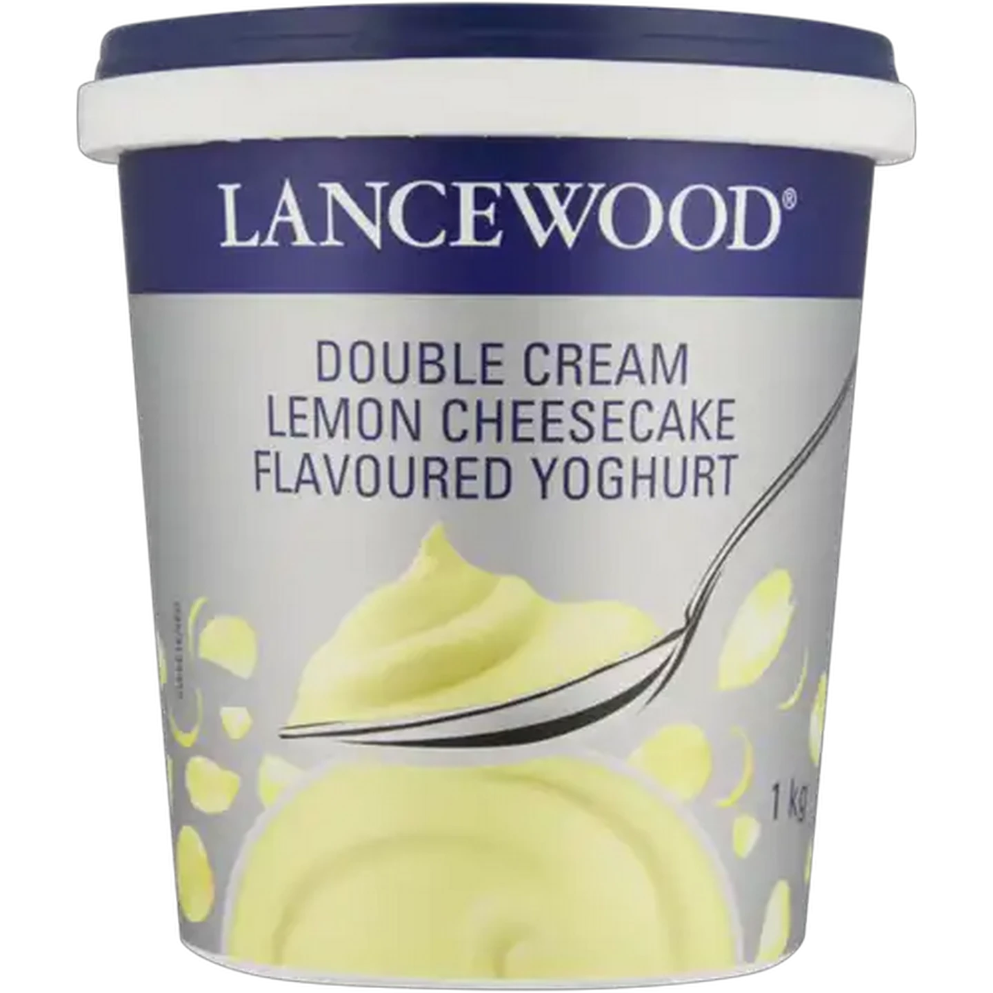 Image of LANCEWOOD Double Cream Lemon Cheesecake Flavoured Yoghurt 1kg