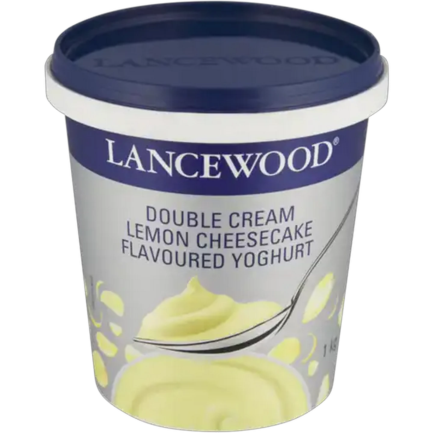 Image of LANCEWOOD Double Cream Lemon Cheesecake Flavoured Yoghurt 1kg