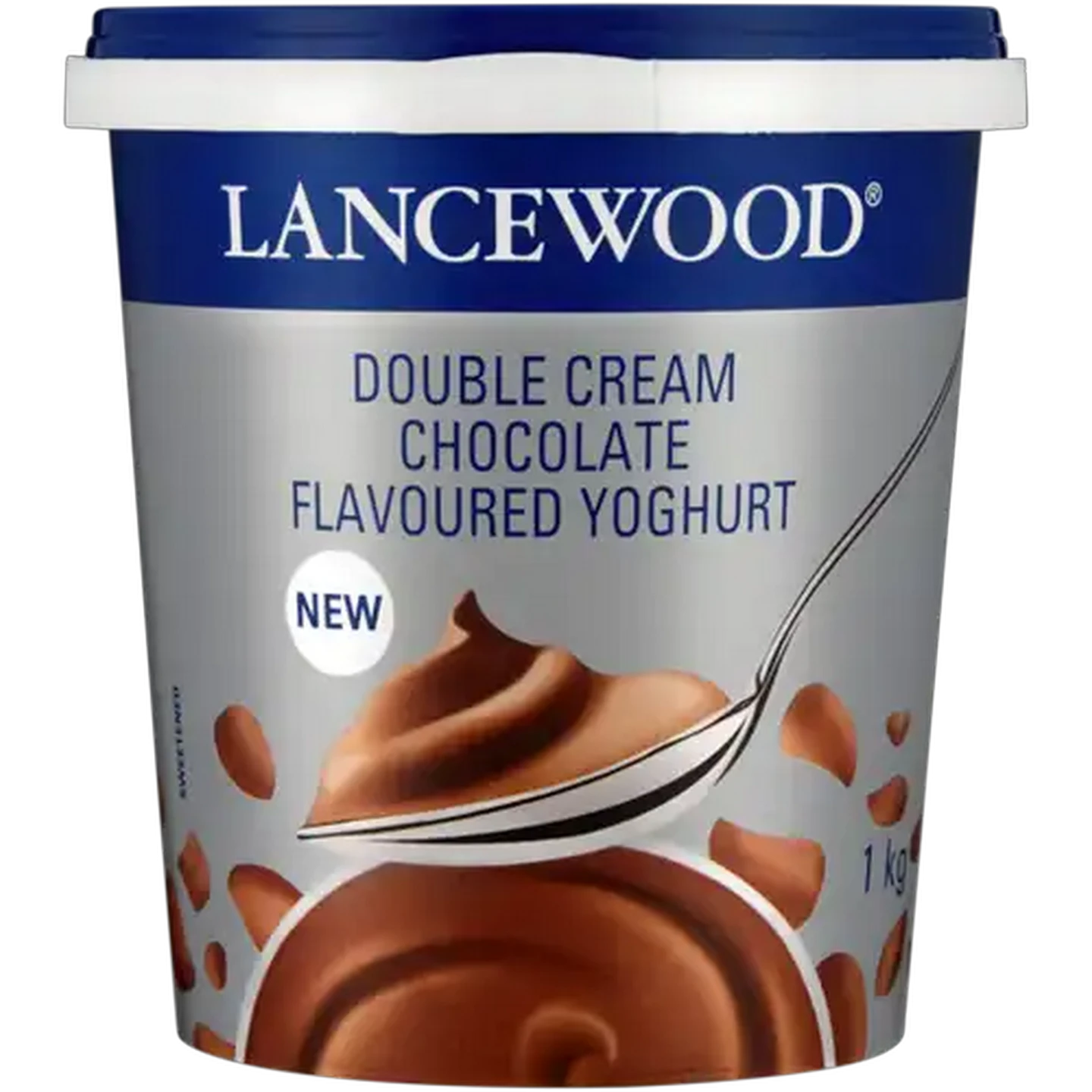 Image of LANCEWOOD Chocolate Flavoured Double Cream Yoghurt 1kg