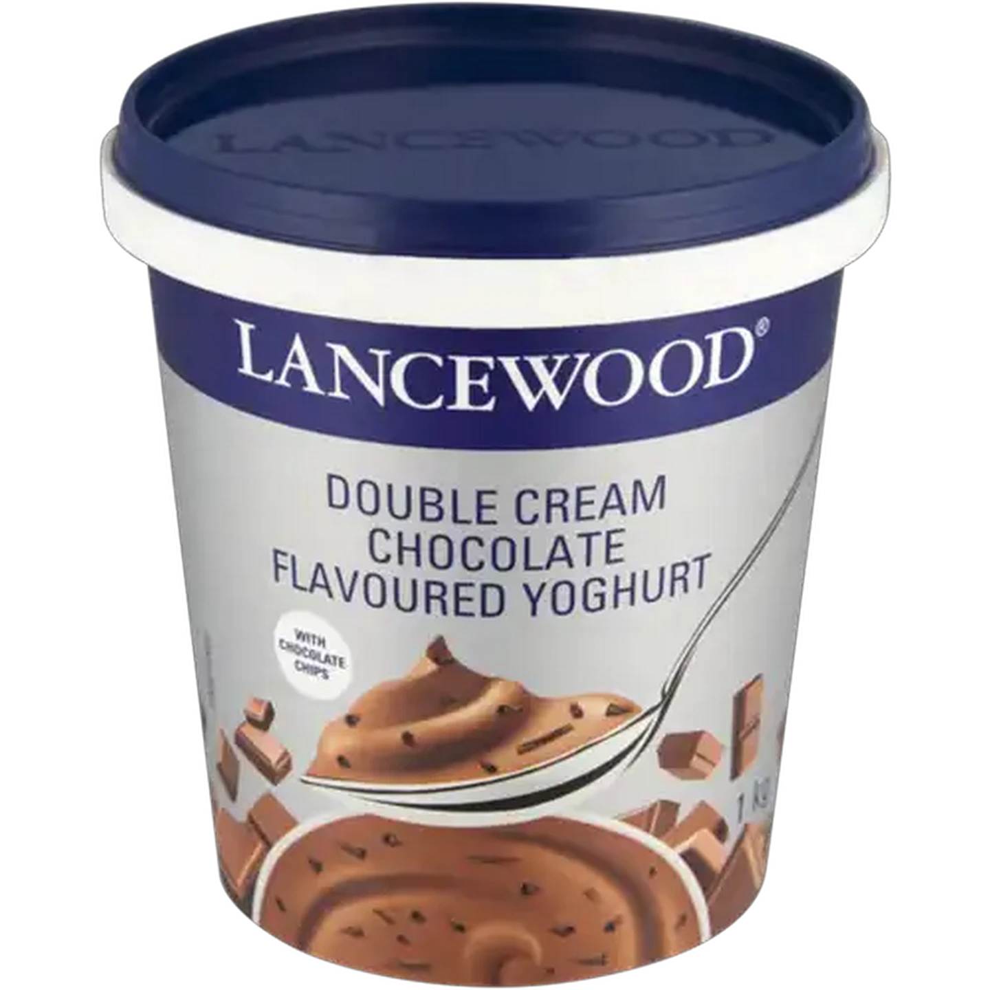 Image of LANCEWOOD Chocolate Flavoured Double Cream Yoghurt 1kg