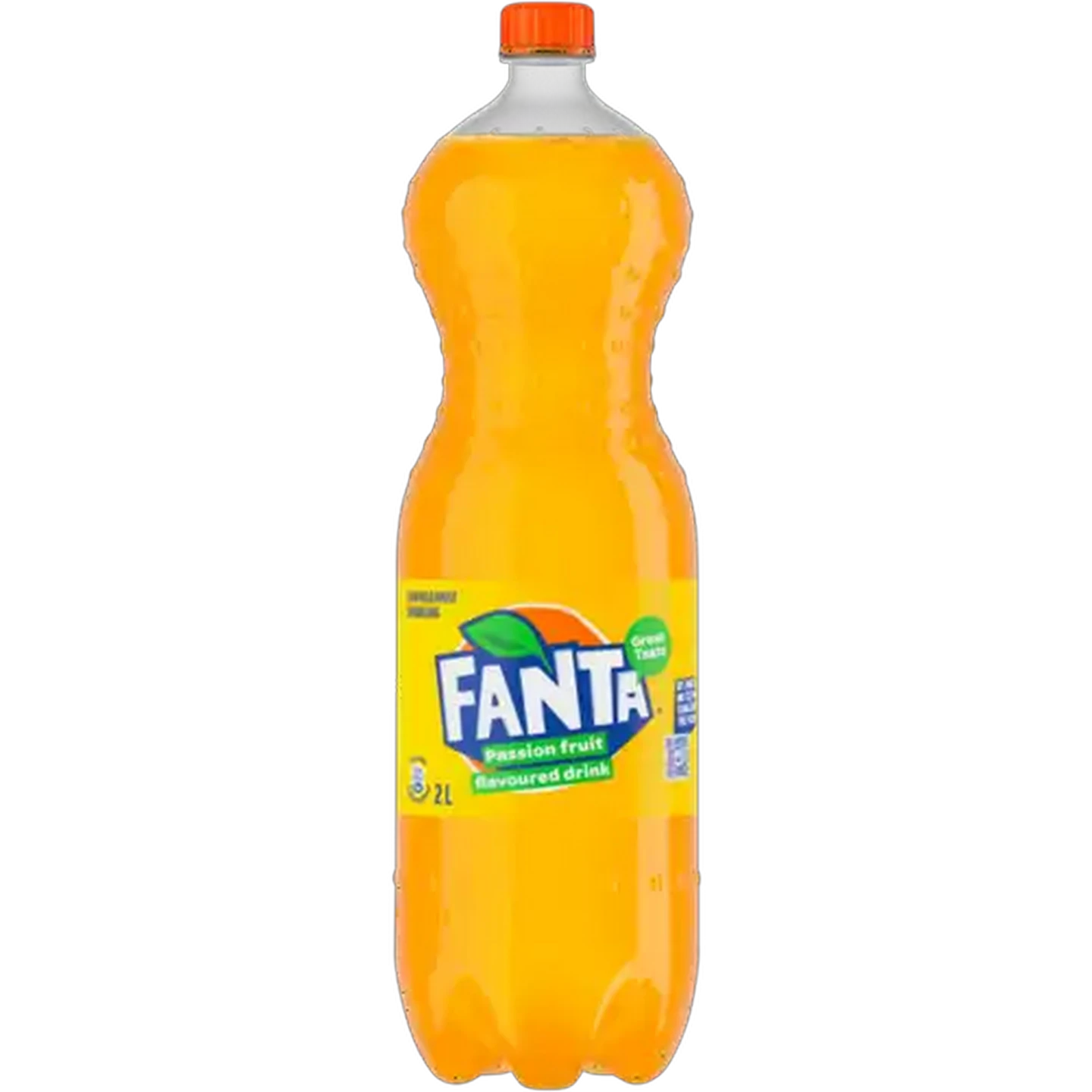Image of Fanta Passion Fruit Flavoured Sparkling Soft Drink Bottle 2L