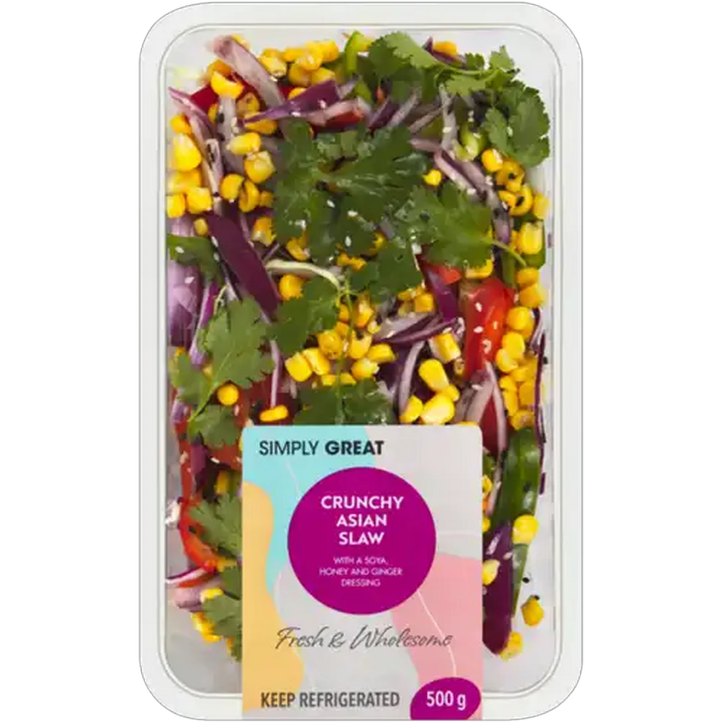 Image of Simply Great Crunchy Asian Slaw Salad 500g