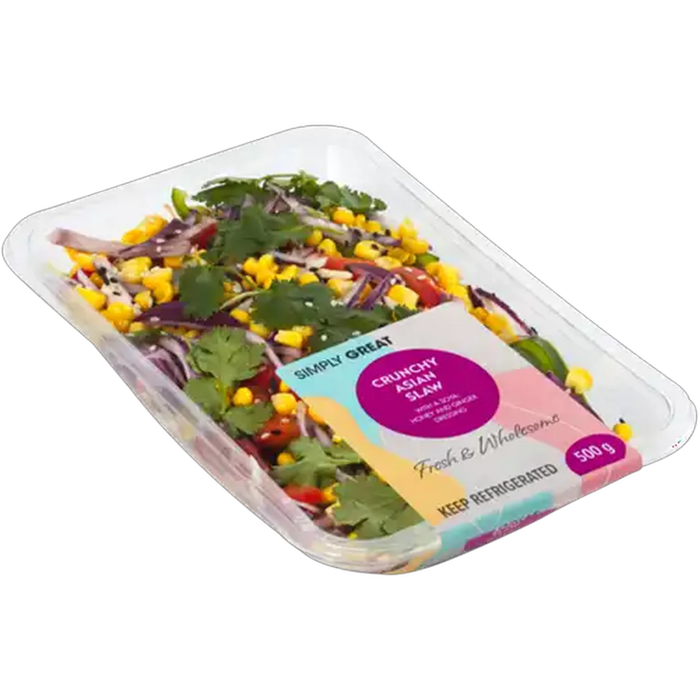 Image of Simply Great Crunchy Asian Slaw Salad 500g