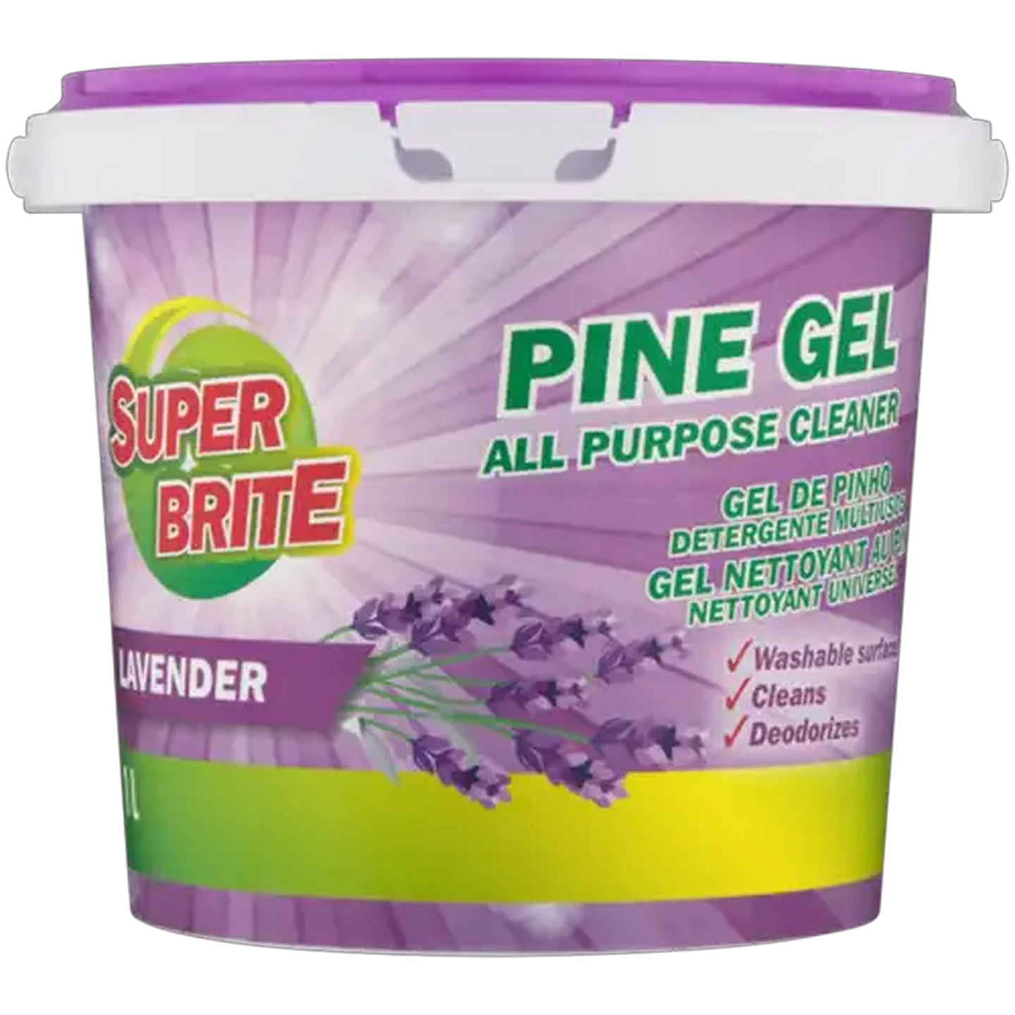 Image of Super Brite Lavender Pine Gel All Purpose Cleaner 1L