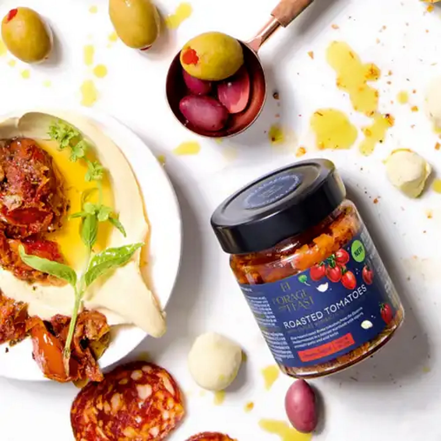 Image of Forage And Feast Roasted Tomatoes with Capers 190g