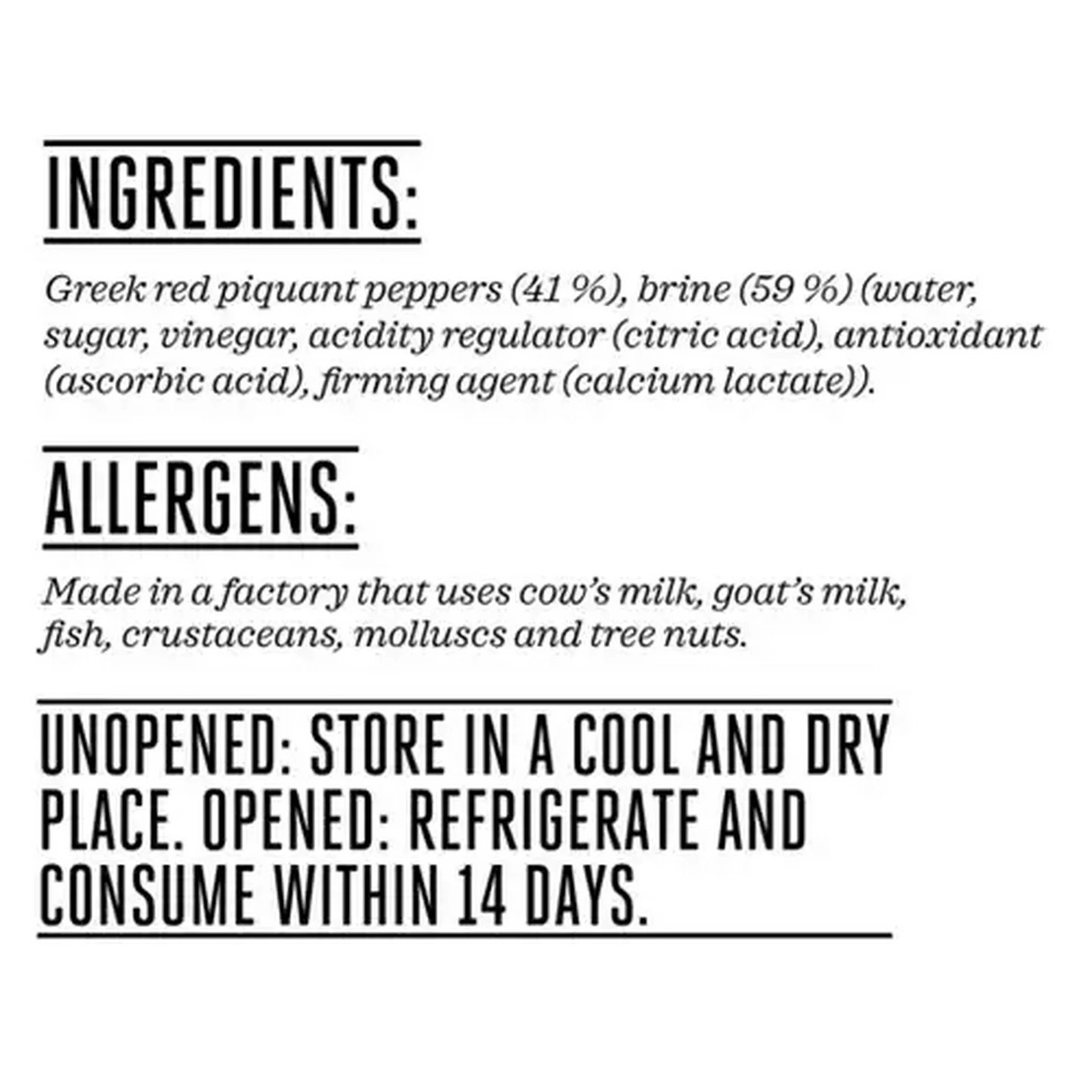 Image of Forage And Feast Sweet & Spicy Red Peppers in Brine 195g