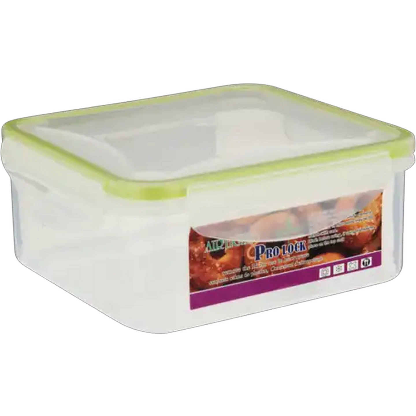Image of Prolock Flat Square Air-Tight Container 850ml