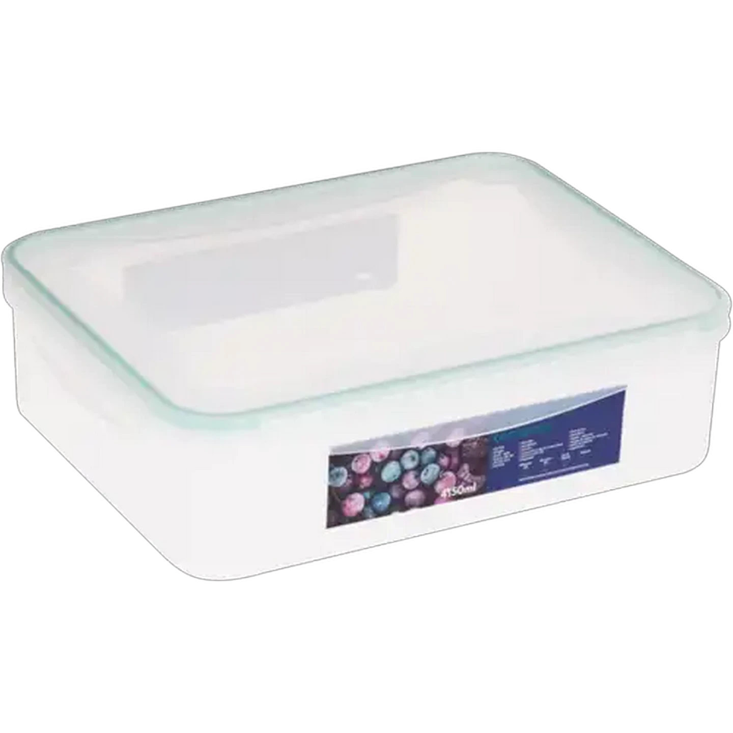 Image of Prolock Plastic Flat Rectangular Air-Tight Container 4150ml