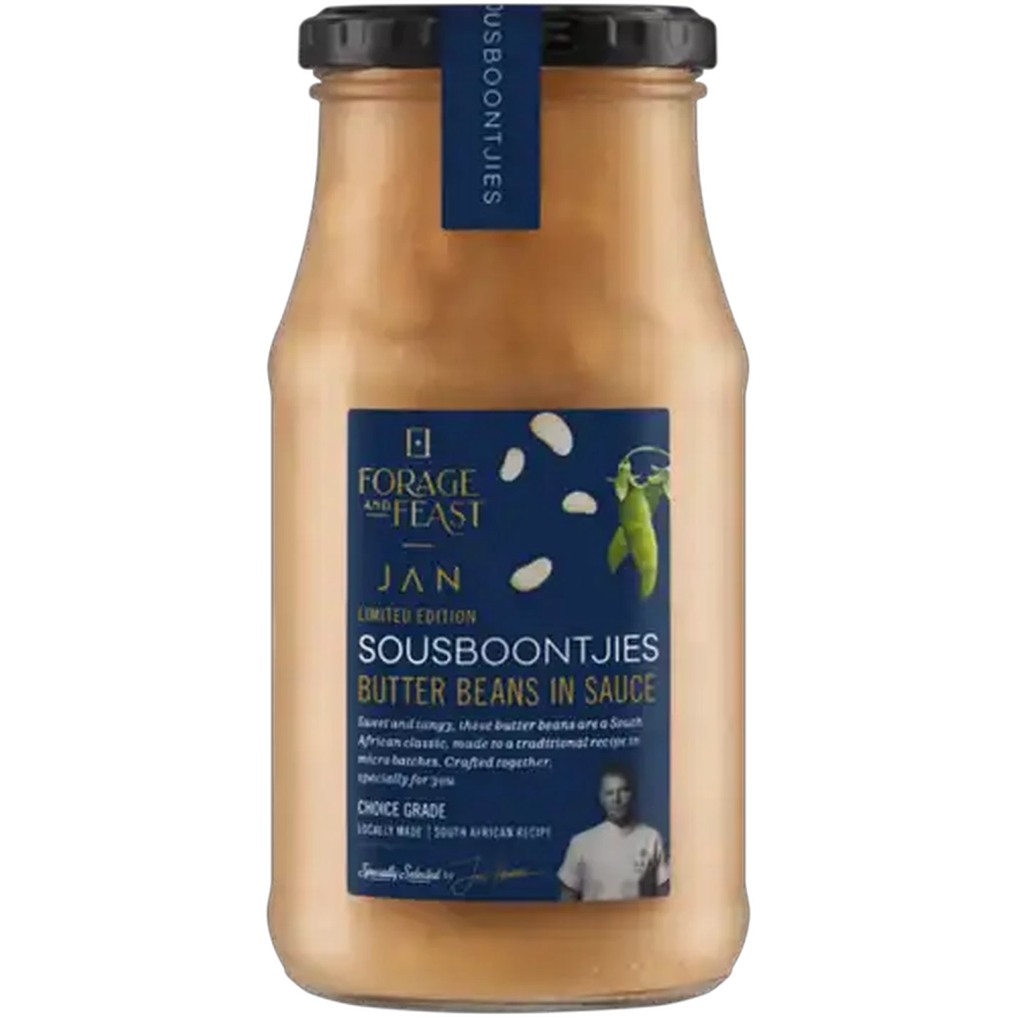 Image of Forage And Feast JAN Limited Edition Sousboontjies Butter Beans in Sauce 540g