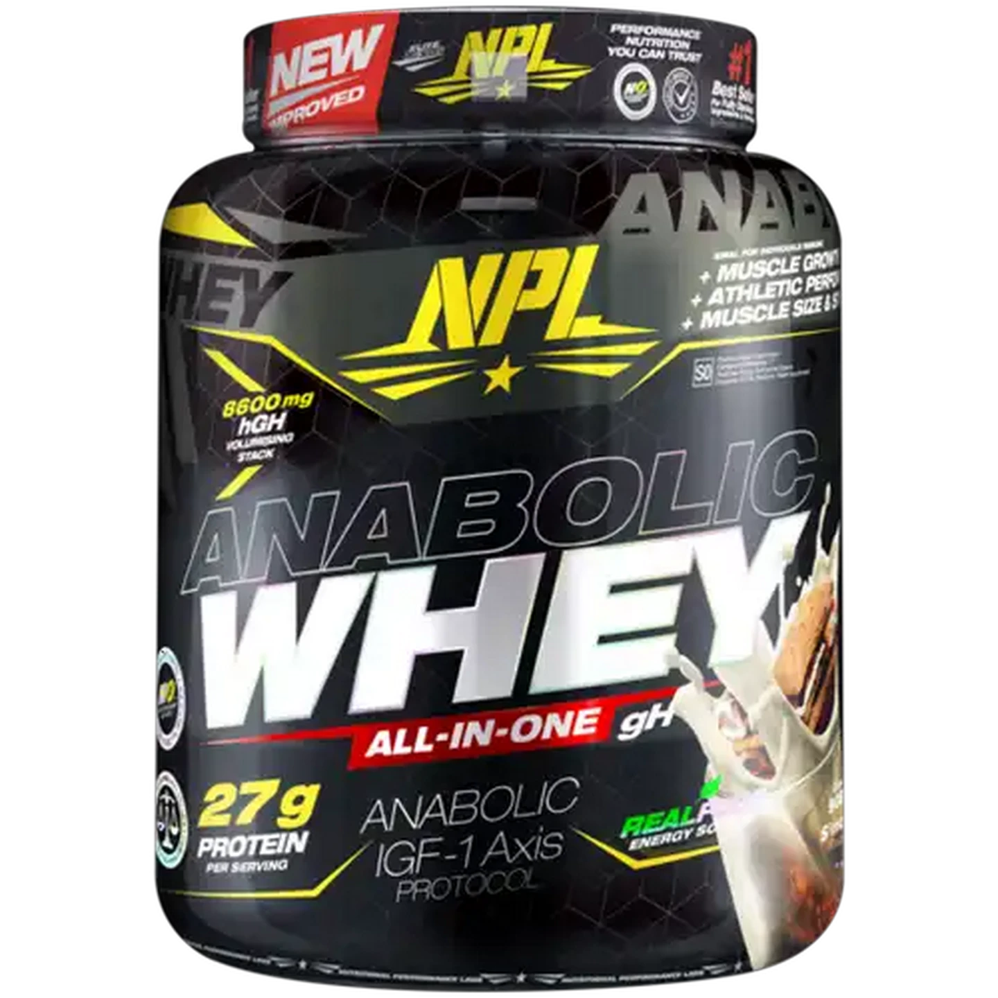 Image of NPL S'mores Flavoured Anabolic Whey 908g