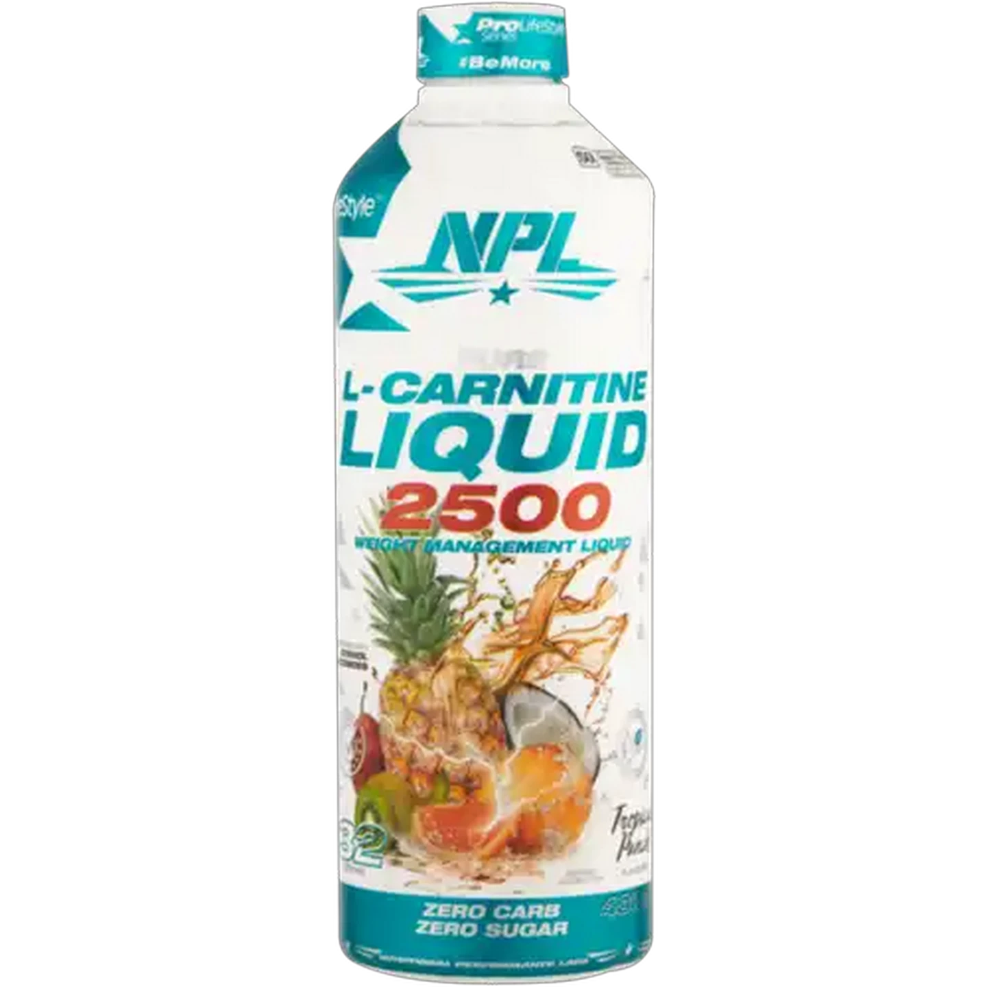 Image of NPL Tropical Punch Flavoured L-Carnitine Liquid 2500 480ml
